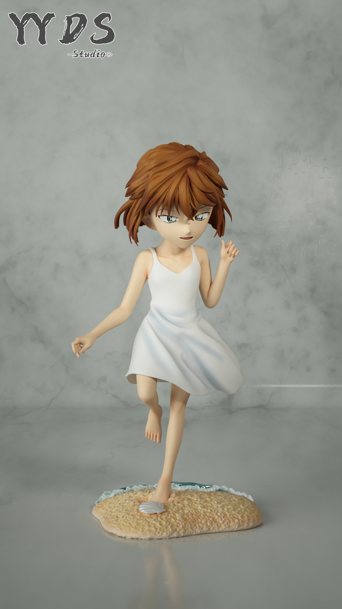 YYDS Studio - Detective Conan White Skirt Haibara Ai