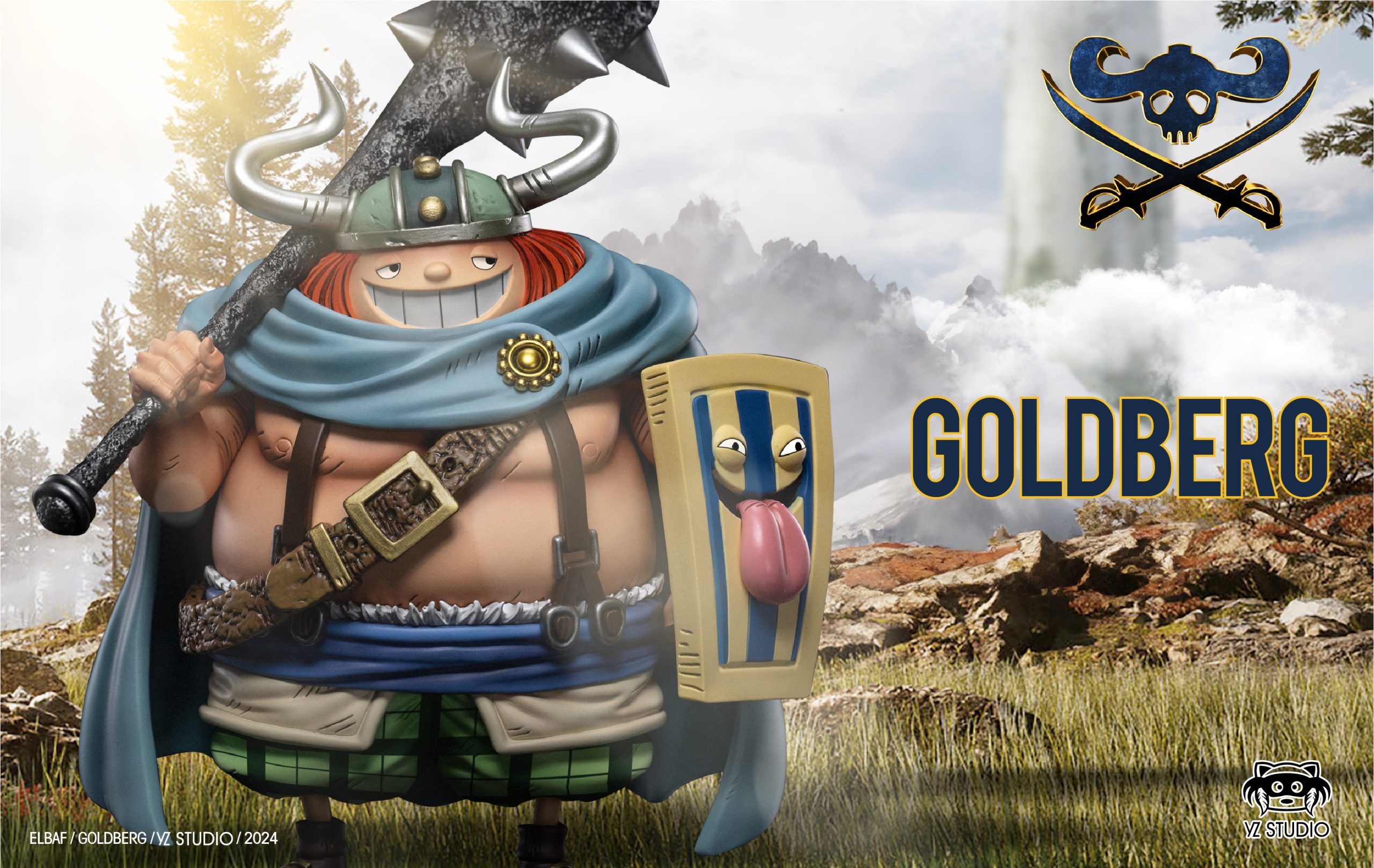 YZ Studio One Piece Giant Warrior Pirates #5 Goldberg