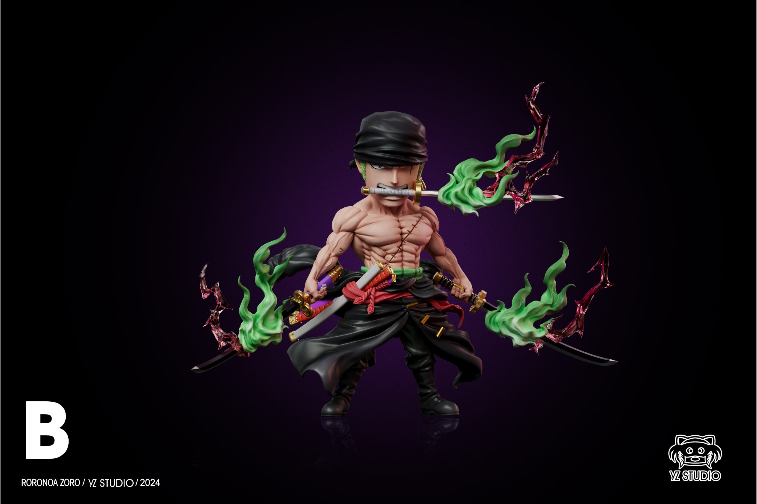 YZ Studio - One Piece Onigashima Decisive Battle Series #16 Enma Roronoa Zoro