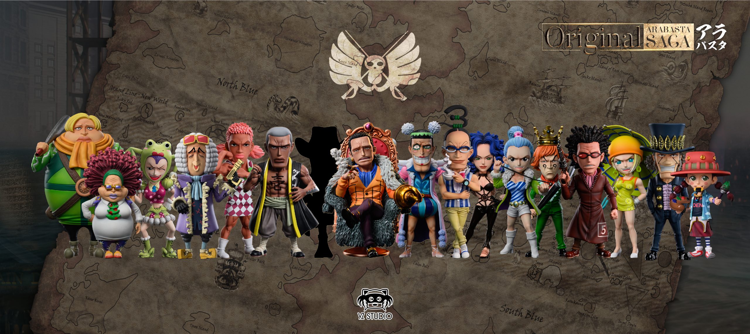 YZ Studio – One Piece Arabasta Saga Galdino & Marianne - elevenGK