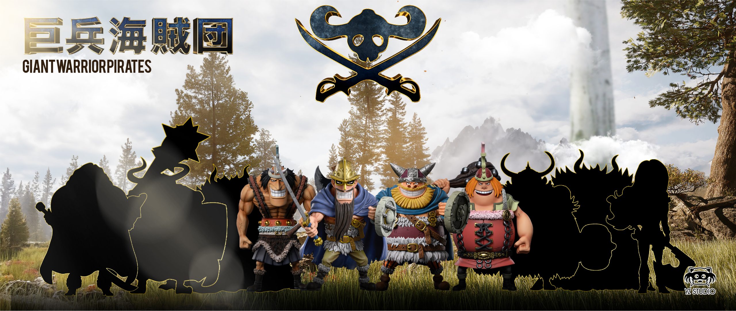 YZ Studio – One Piece Enies Lobby Arc Kashii Giant Warrior Pirates