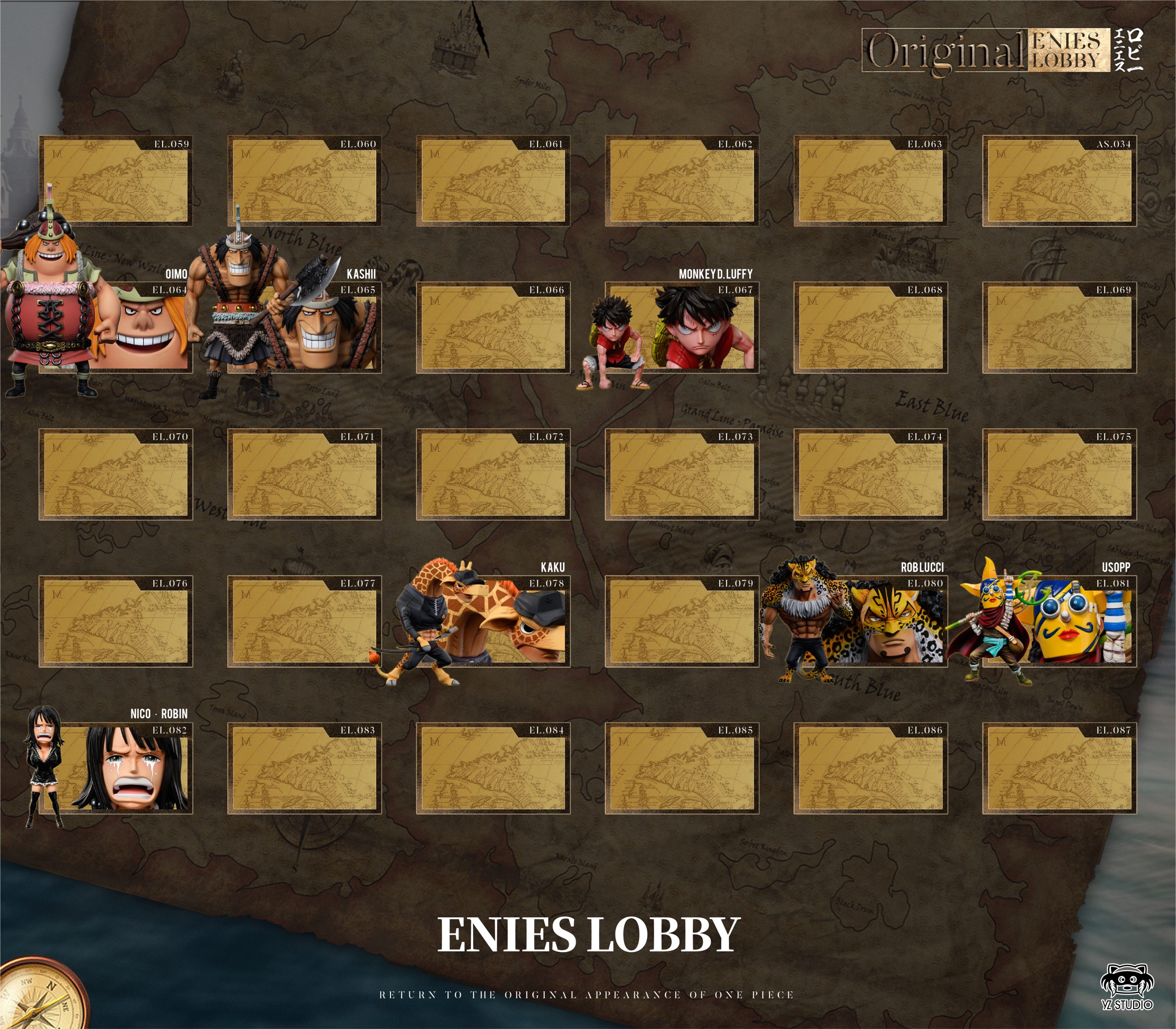 YZ Studio – One Piece Enies Lobby Arc Kashii Giant Warrior