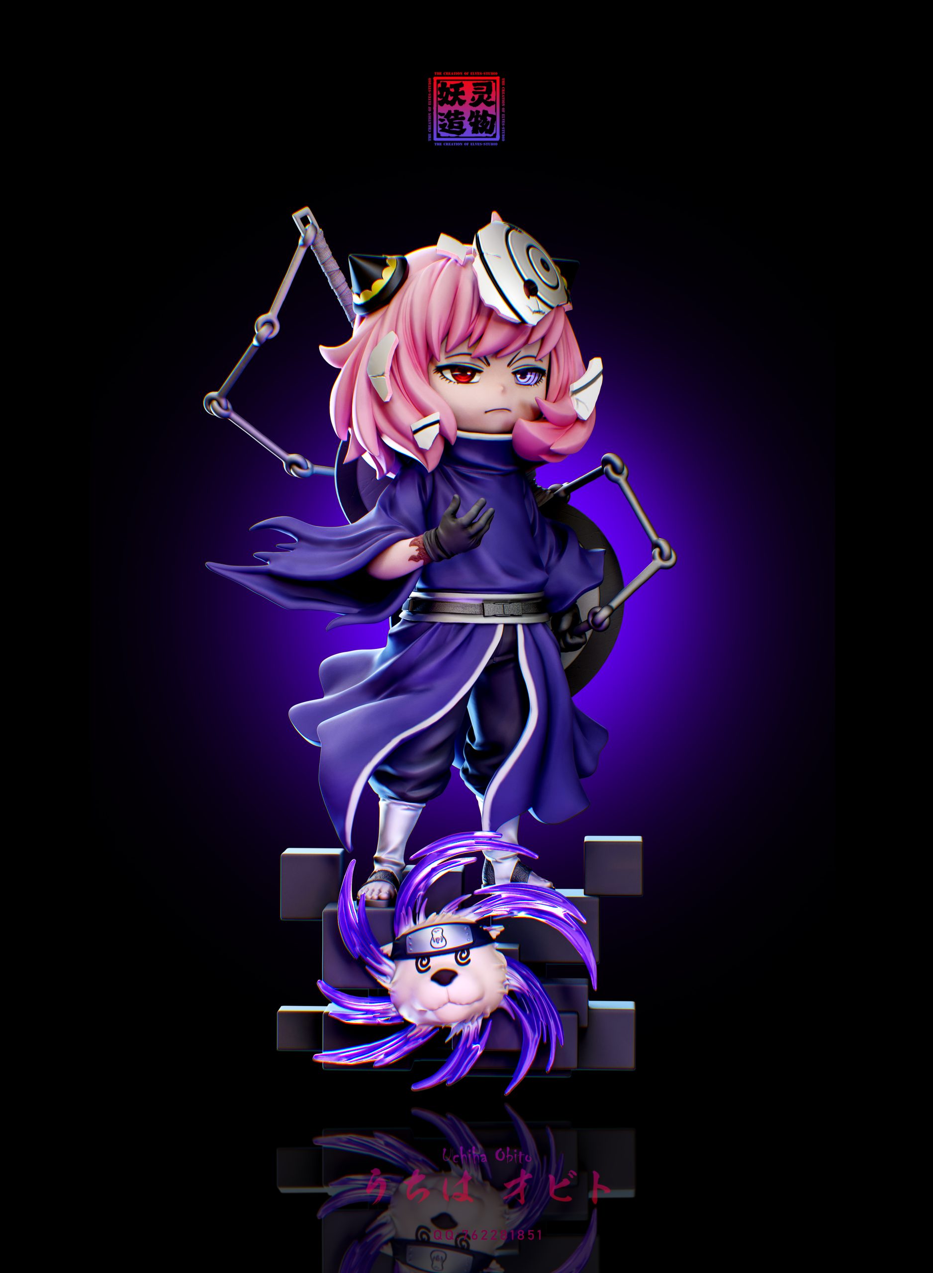 YaoLingZaoWu Studio - Spy x Family Anya Forger Cos Uchiha Obito