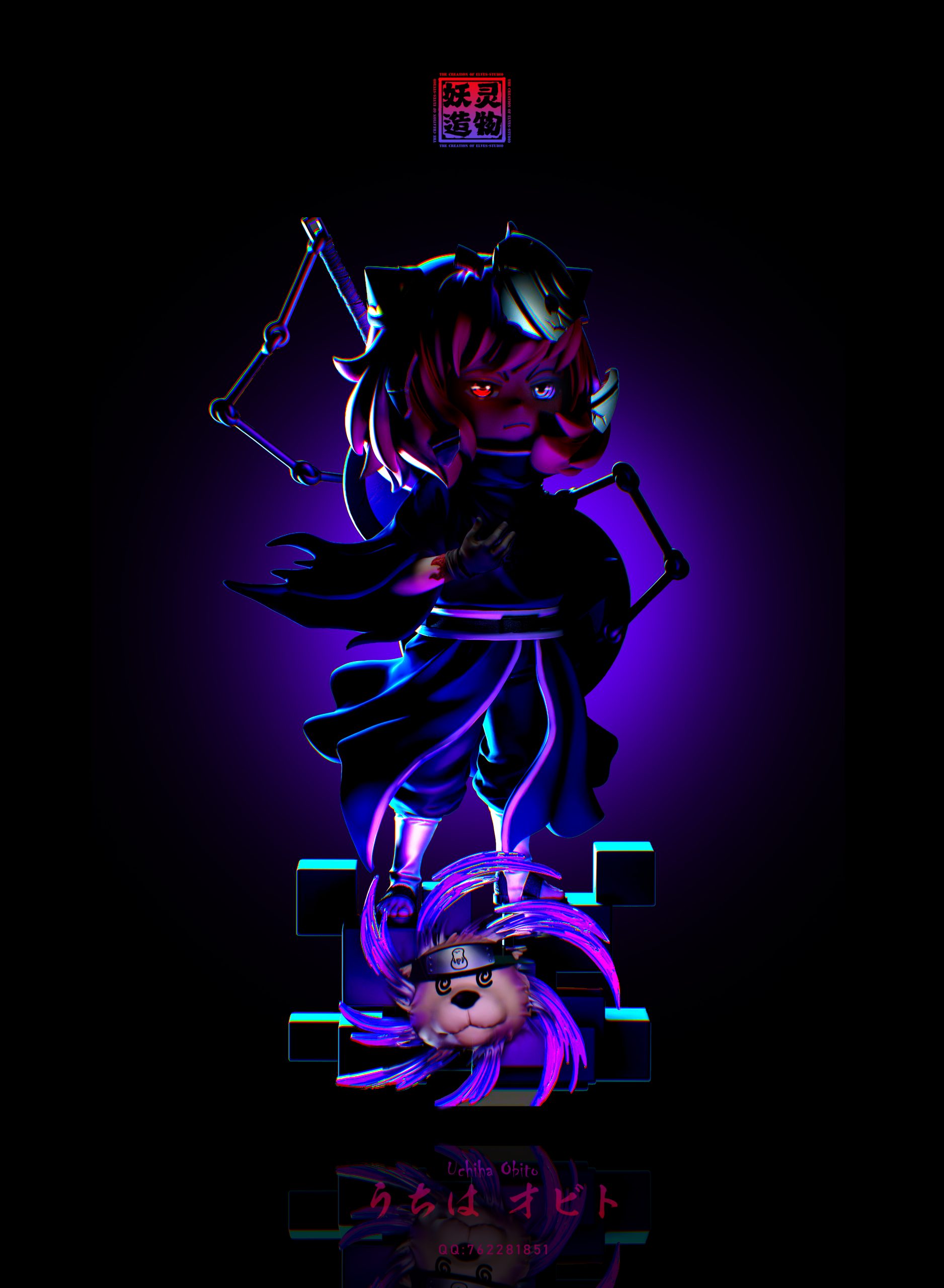 YaoLingZaoWu Studio - Spy x Family Anya Forger Cos Uchiha Obito