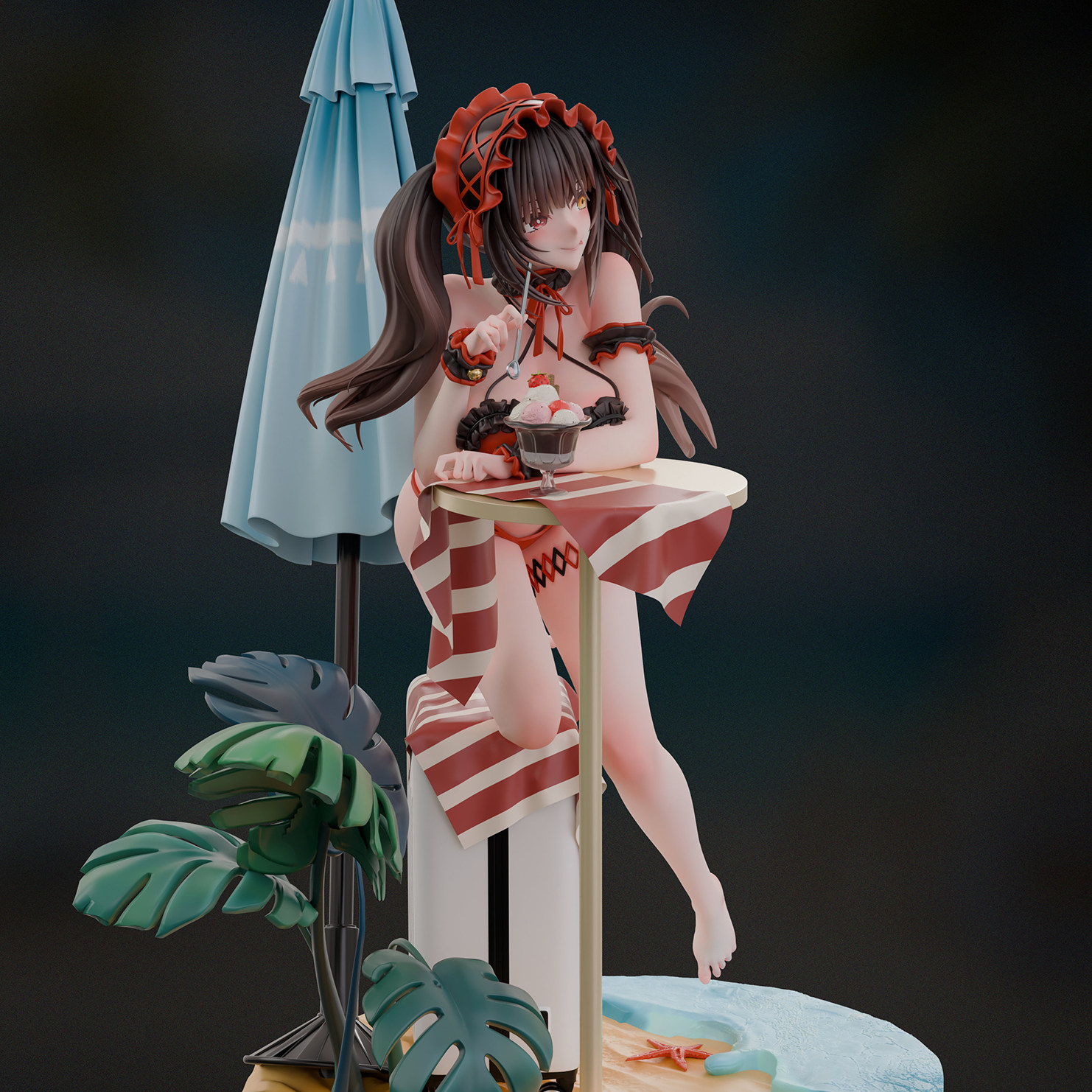 YaoMengMeng Studio - Kurumi Tokisaki Swimsuit Date A Live