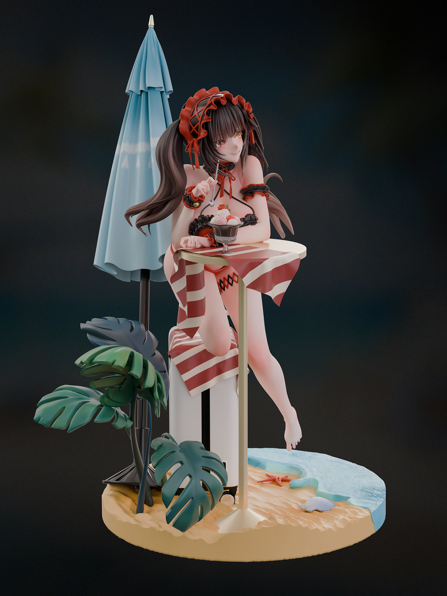 YaoMengMeng Studio - Kurumi Tokisaki Swimsuit Date A Live