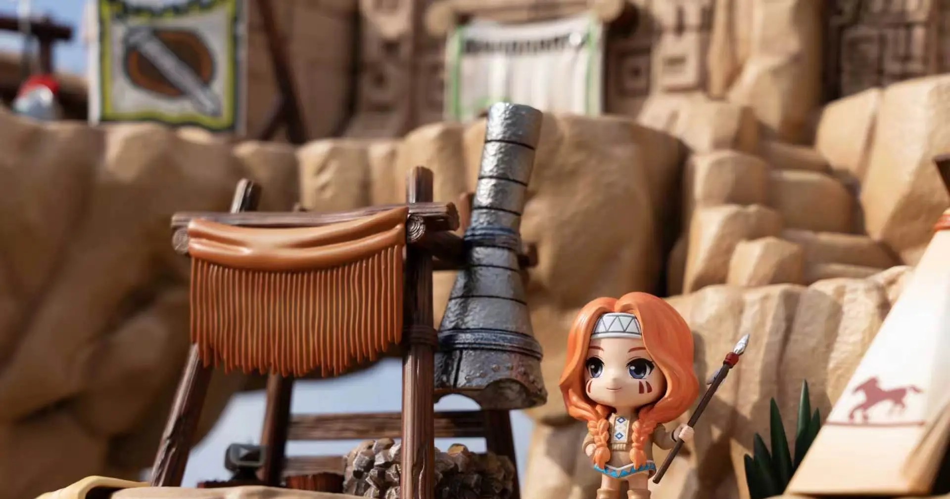 Yao Mu Studio - Perion Village Scene Diorama Set MapleStory