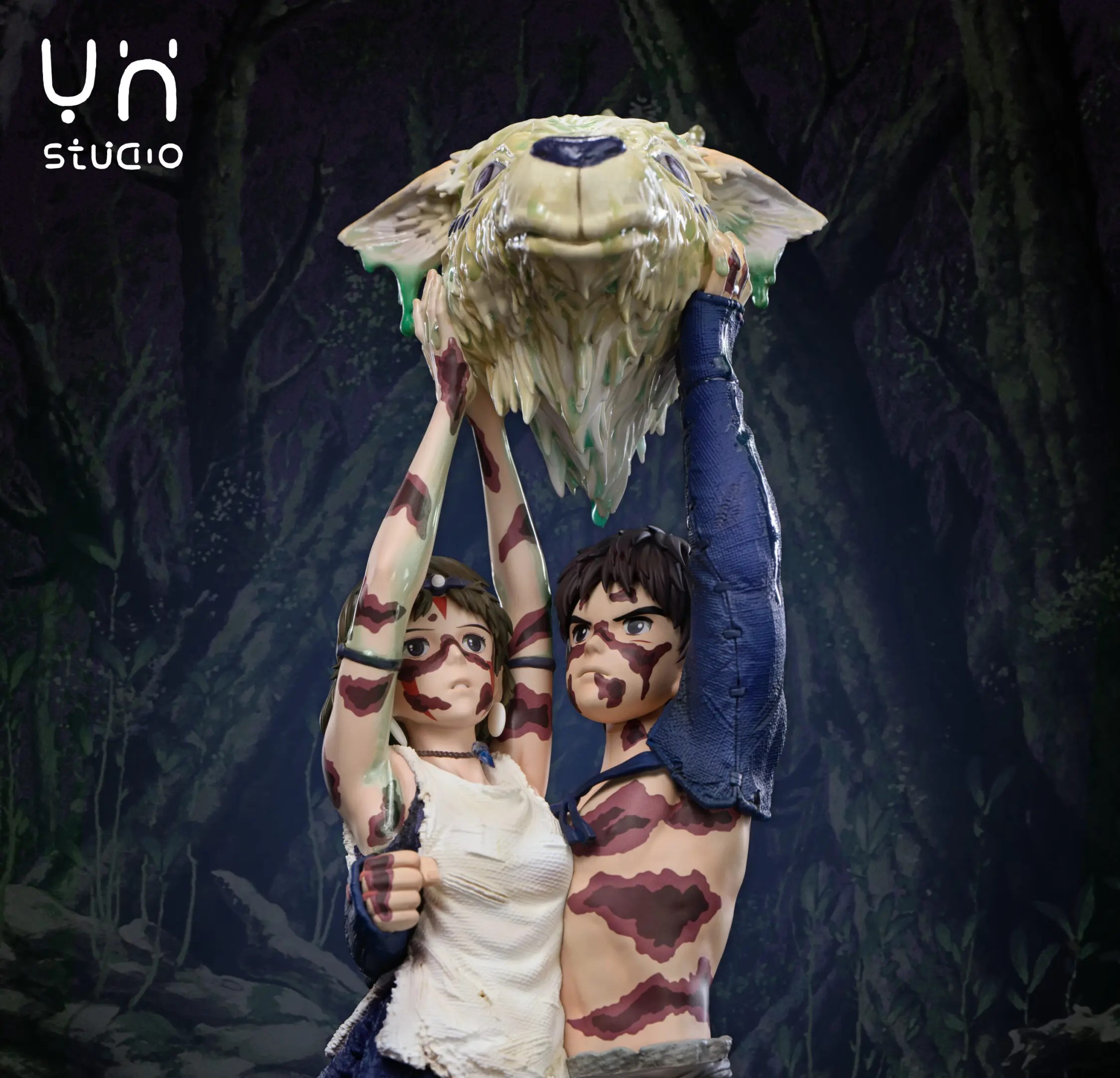 Ying Huo Studio - Hayao Miyazaki CP Series 003 San X Ashitaka Princess Mononoke