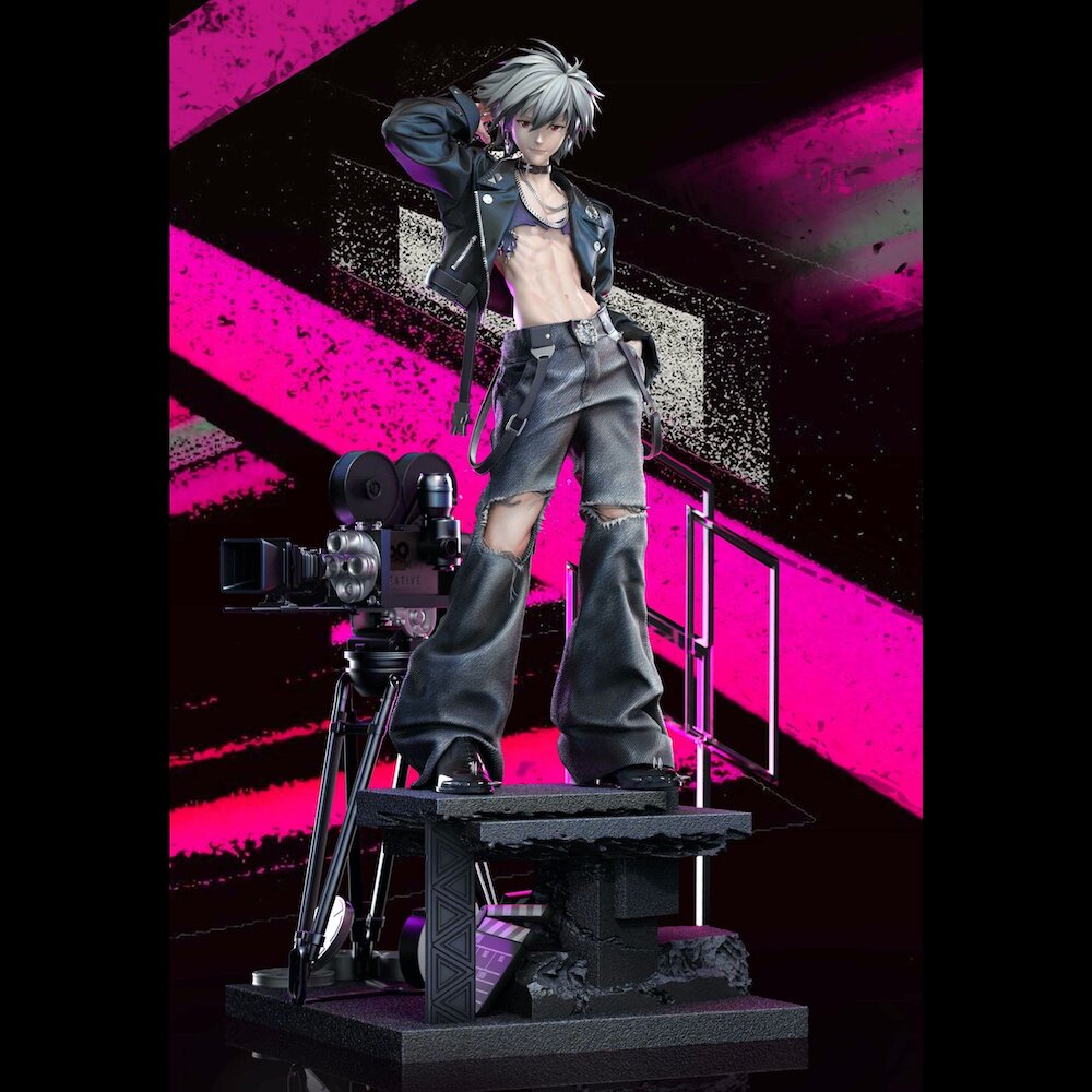 Yun Qi Studio - Mari Makinami Illustrious X Kaworu Nagisa Neon Genesis Evangelion