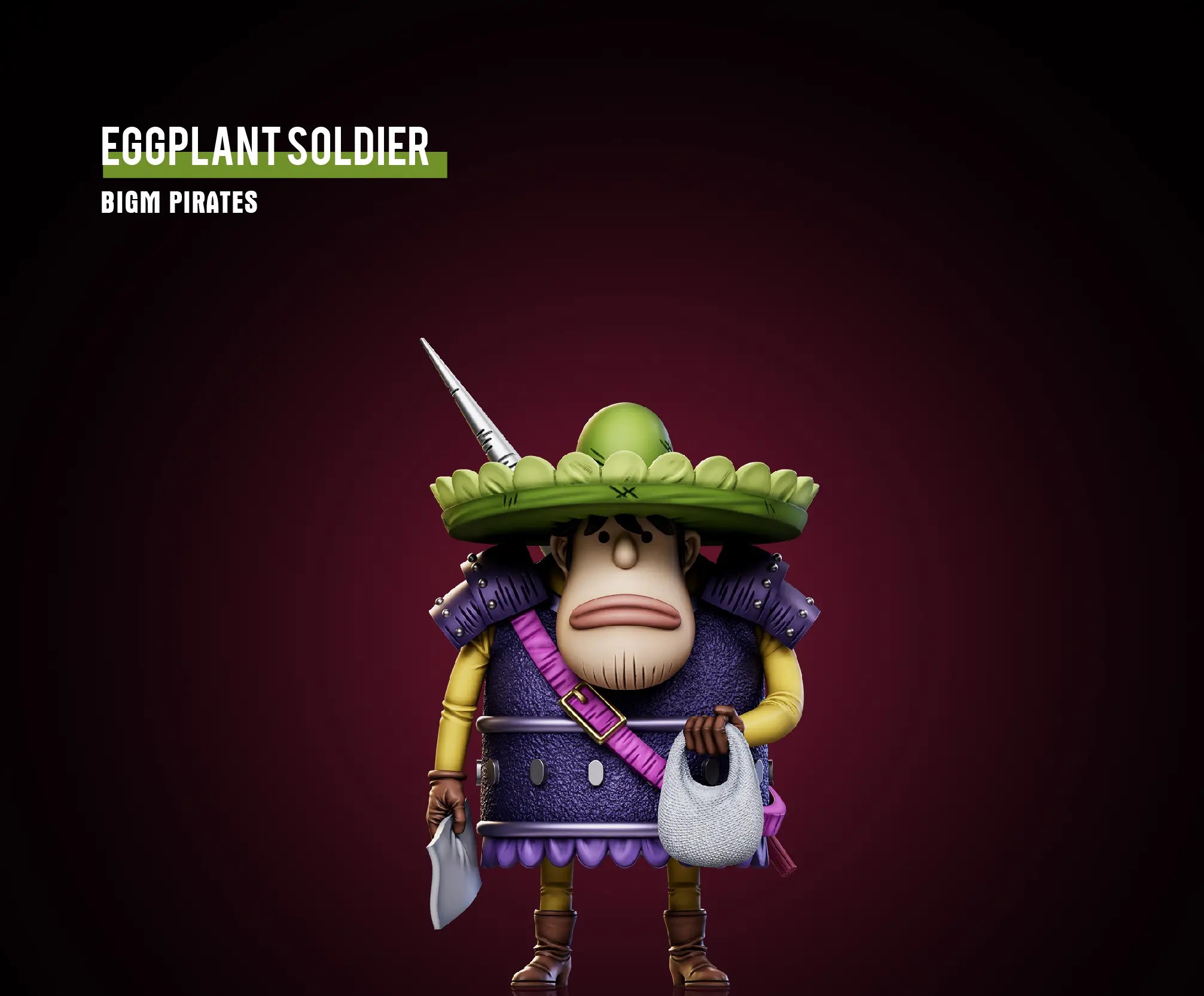 Yz Studio - Eggplant Soldier One Piece
