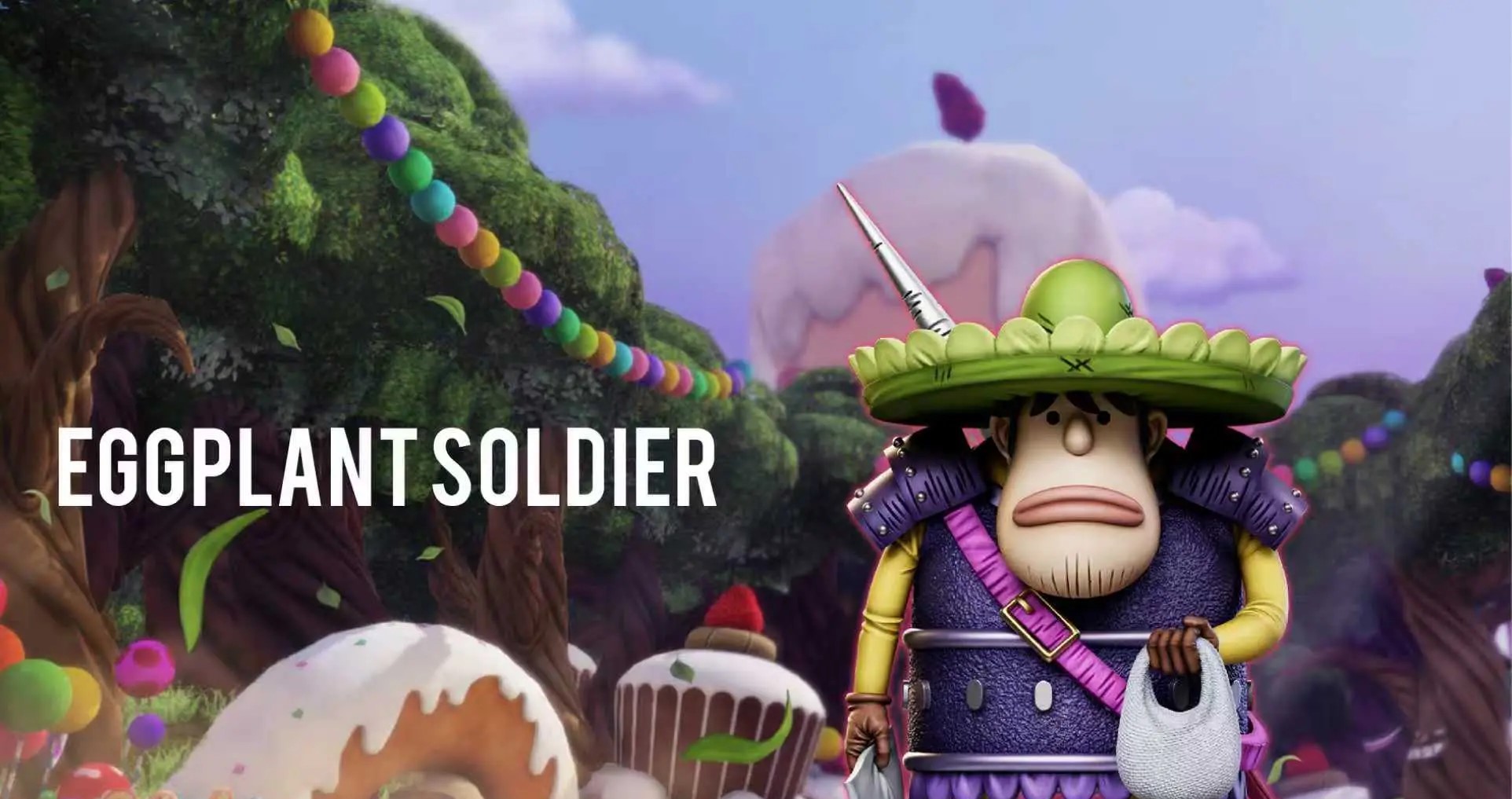 Yz Studio - Eggplant Soldier One Piece