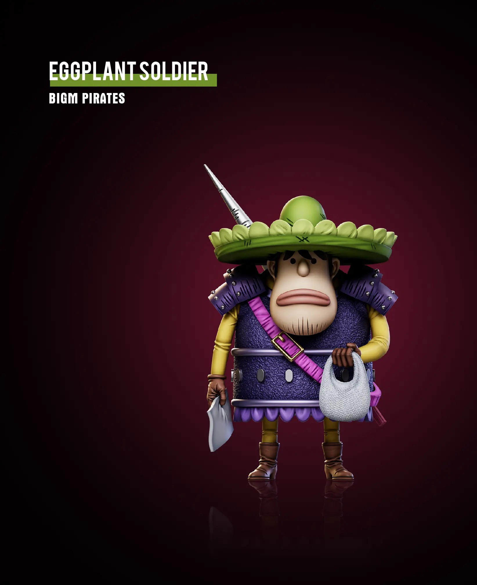 Yz Studio - Eggplant Soldier One Piece