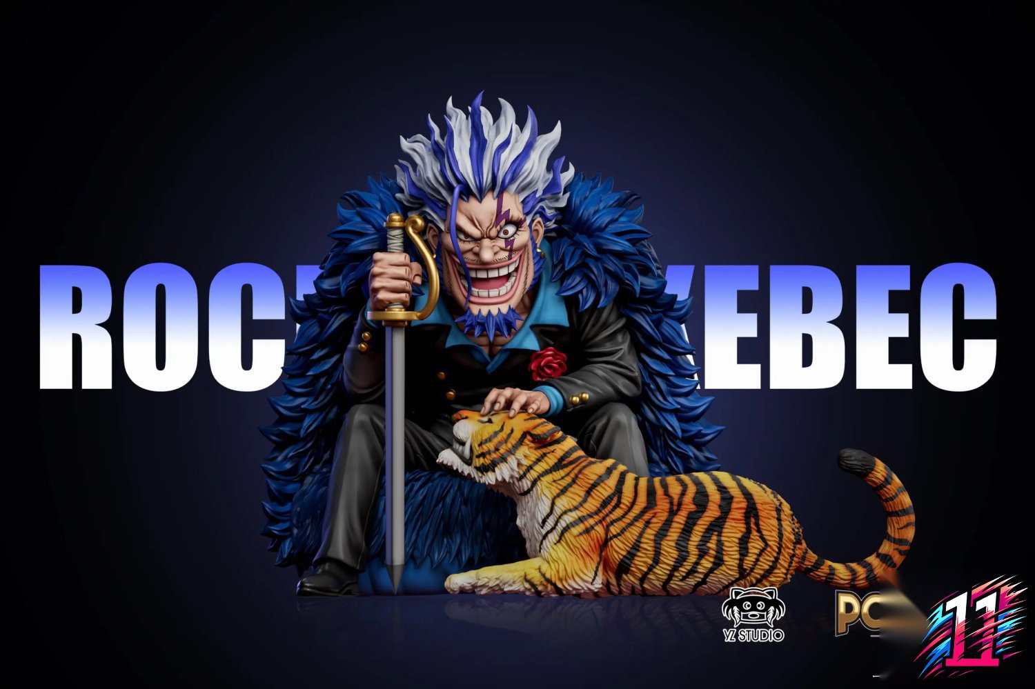 Yz Studio - Japanese Anime All-Star Series #14 Rocks Pirates Rocks Thug in a Suit One Piece