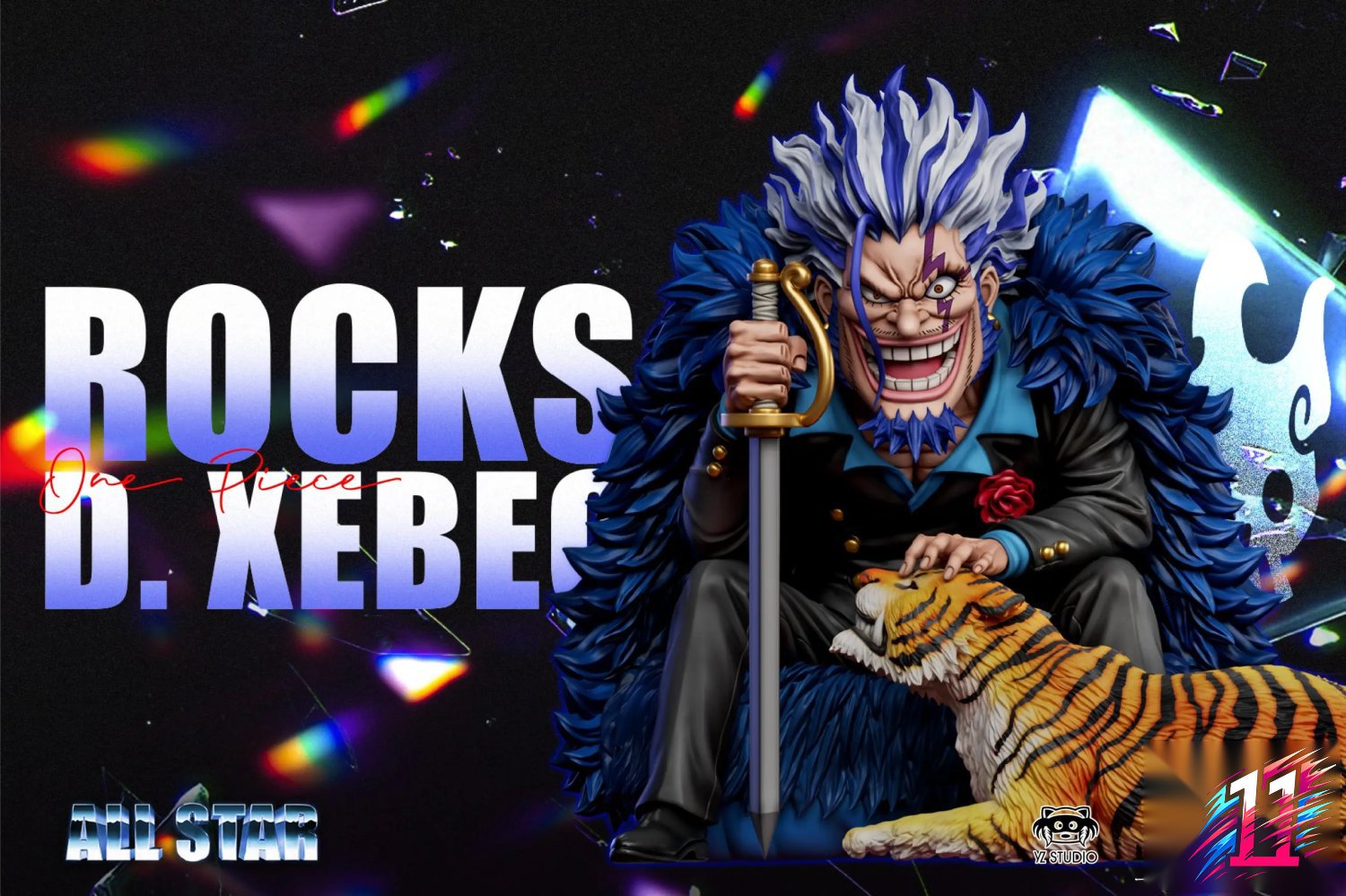 Yz Studio - Japanese Anime All-Star Series #14 Rocks Pirates Rocks Thug in a Suit One Piece