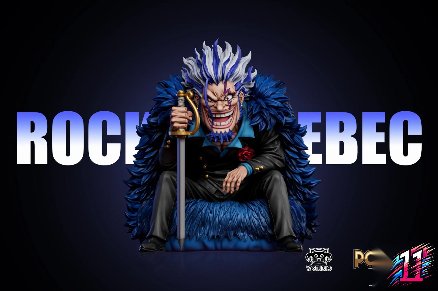 Yz Studio - Japanese Anime All-Star Series #14 Rocks Pirates Rocks Thug in a Suit One Piece