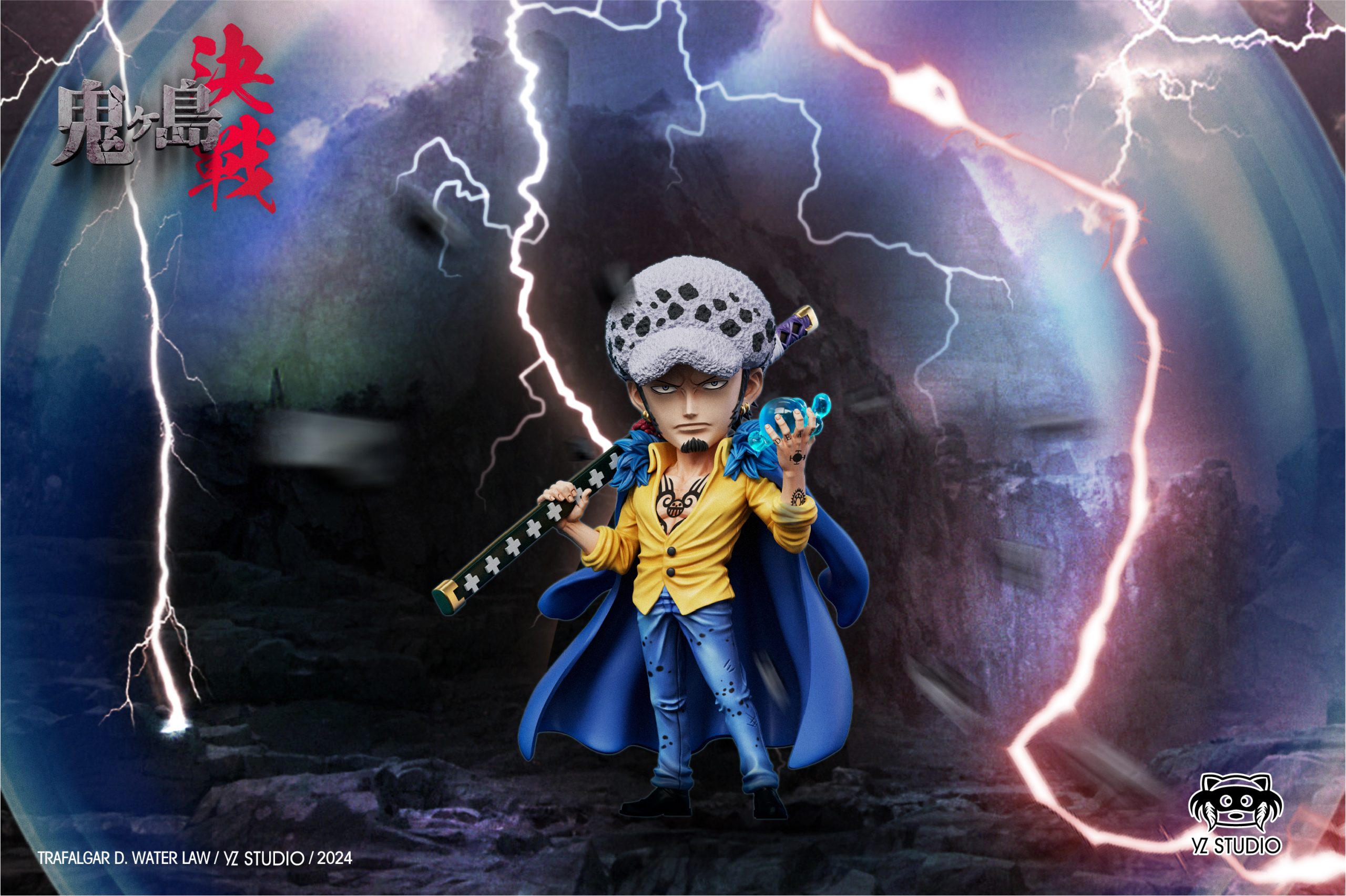 Yz Studio - One Piece Onigashima Decisive Battle Series #18 Trafalgar D. Water Law