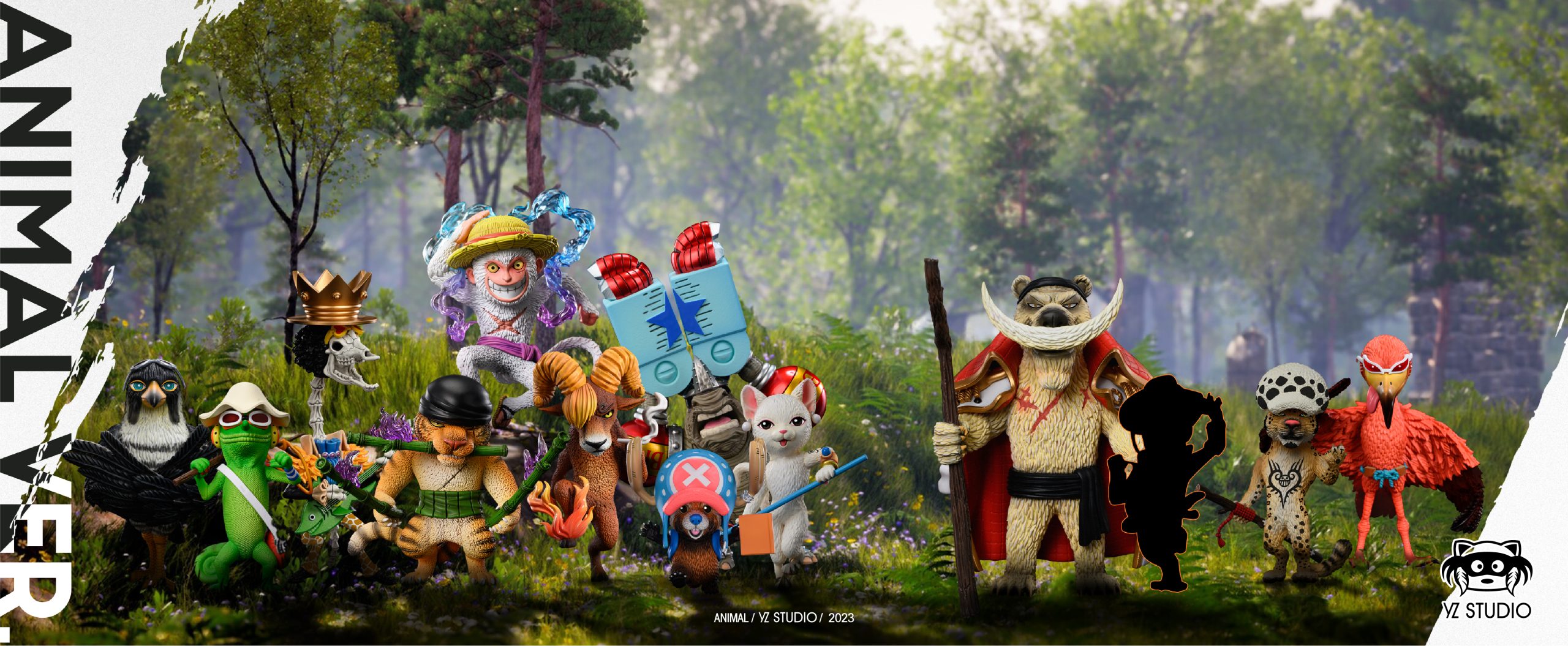 Yz Studio – One Piece Animals #12 Polar Bear Edward Newgate