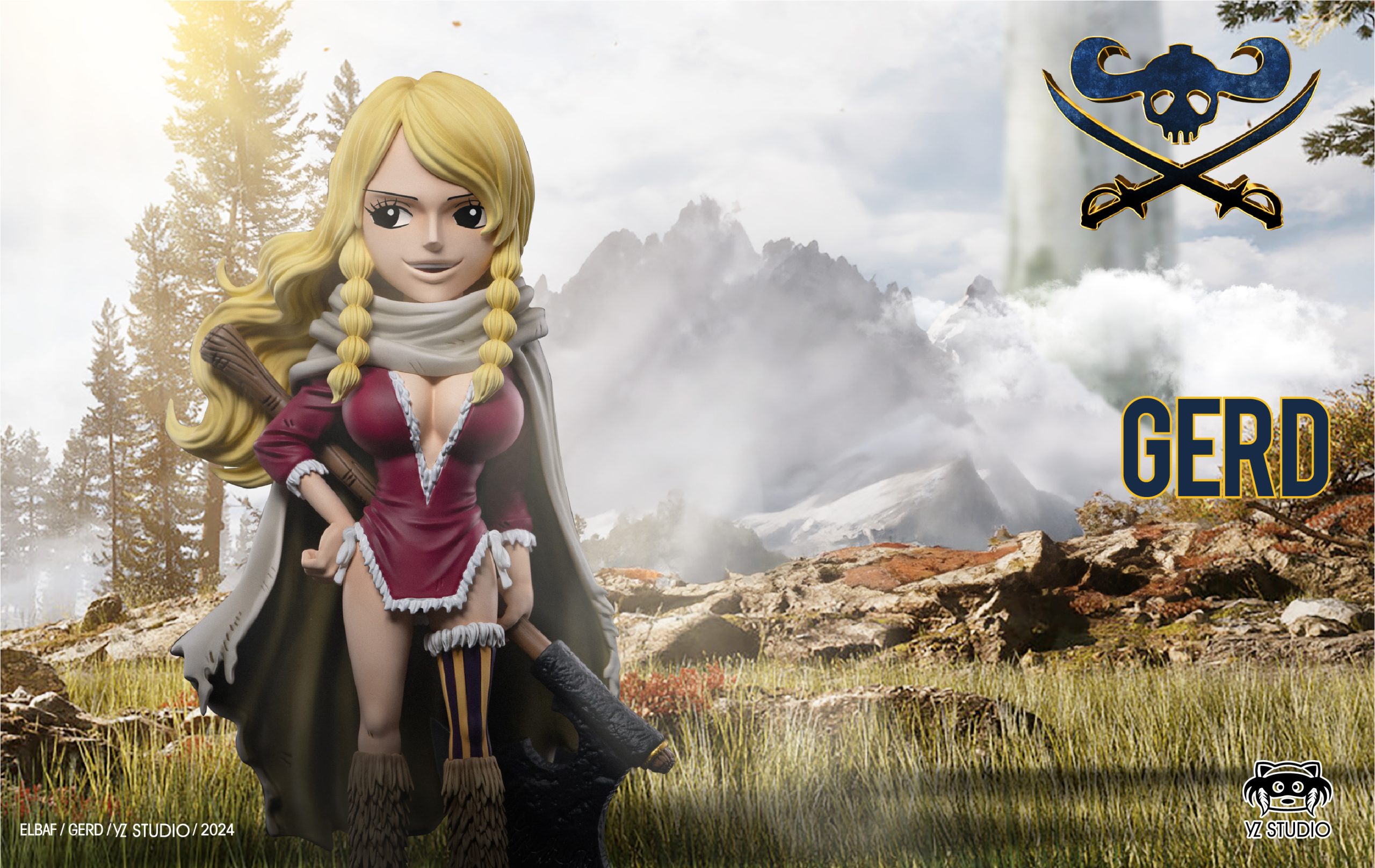 Yz Studio - One Piece Giant Warrior Pirates #7 Gerth