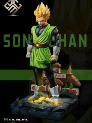 ZMC Studio - Dragon Ball ZMC Green Super Saiyan Gohan Son Gohan ZMC Studio - Dragon Ball ZMC Green Super Saiyan Gohan Son Gohan