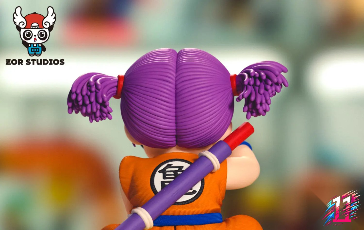 ZOR Studio - Arale Riding the Flying Nimbus X Running Goku Dr. Slump X Dragon Ball