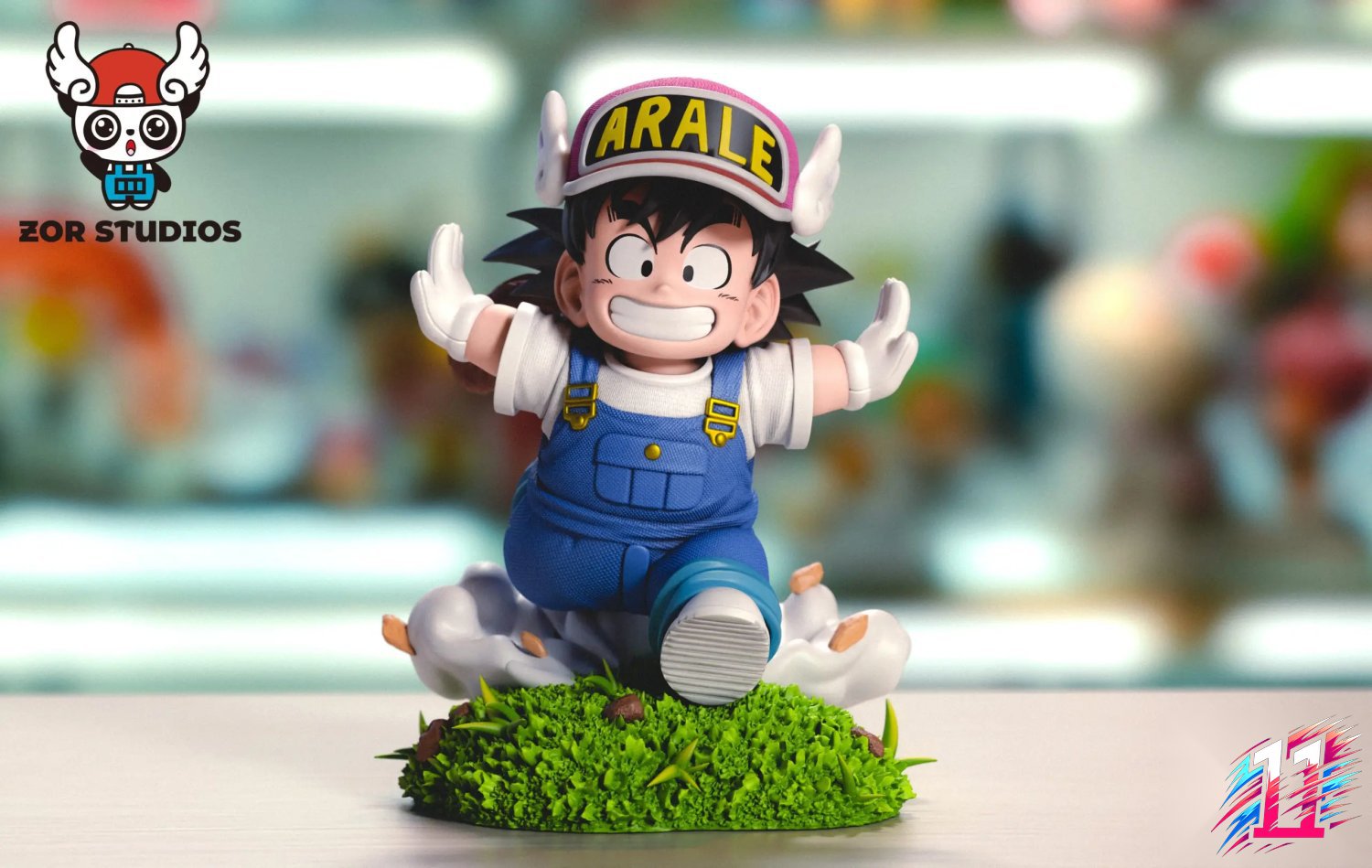 ZOR Studio - Arale Riding the Flying Nimbus X Running Goku Dr. Slump X Dragon Ball