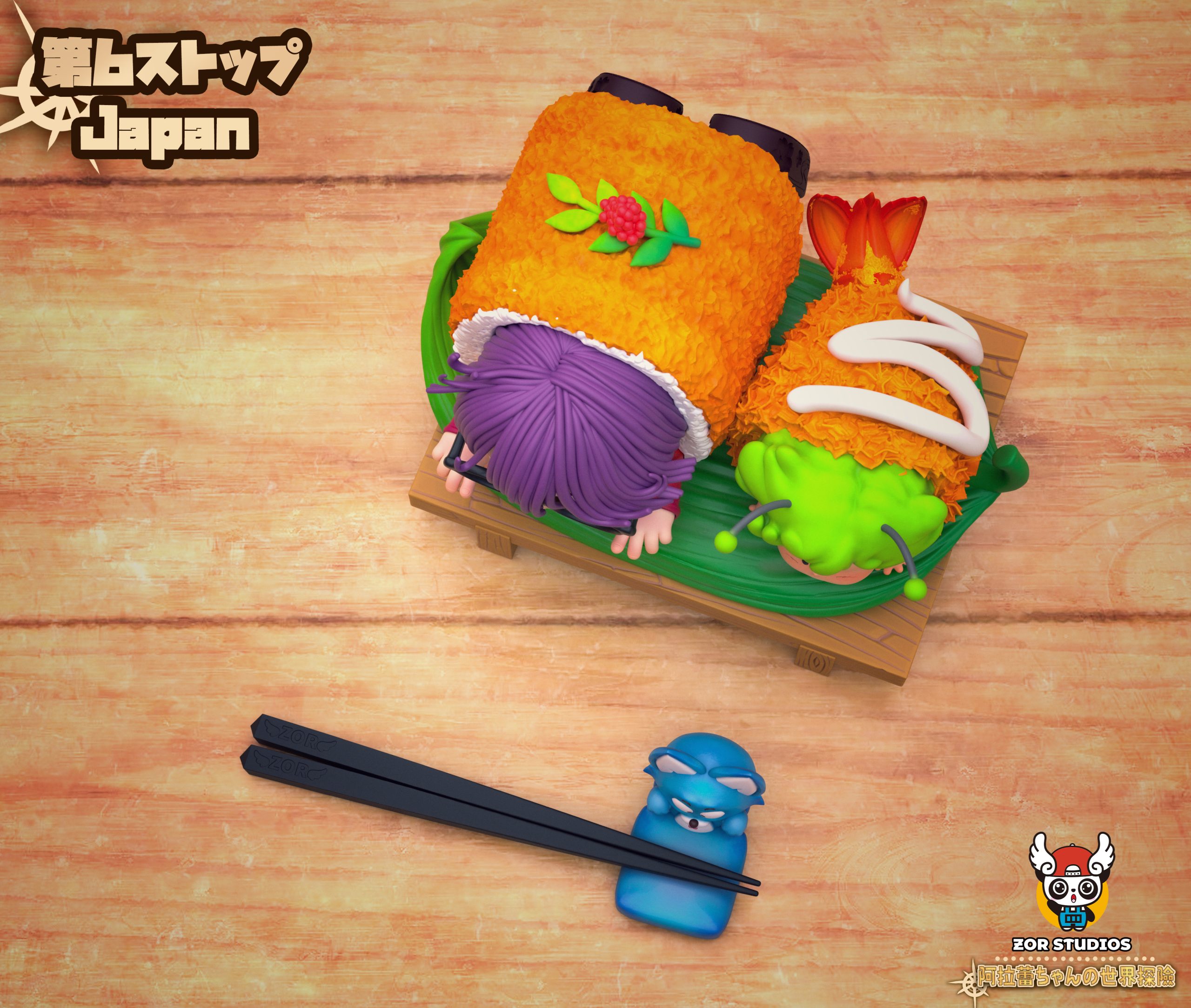 ZOR Studio - Dr. Slump Global #8 Japan Sushi Arale