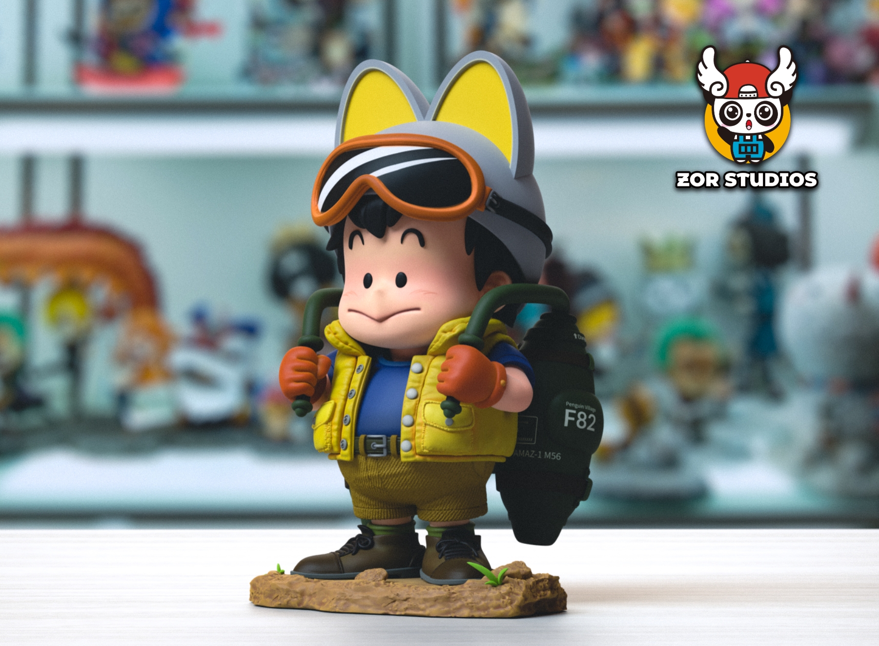 ZOR Studio - Dr. Slump Penguin Village Family Portrait Series 7th Series Soramame Biisuke