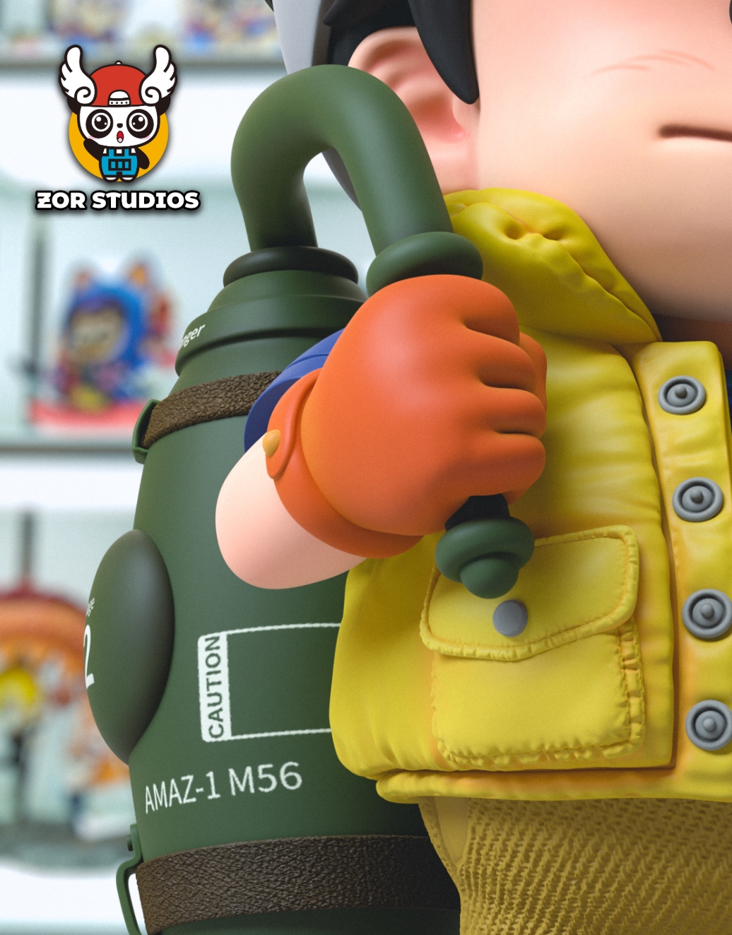 ZOR Studio - Dr. Slump Penguin Village Family Portrait Series 7th Series Soramame Biisuke