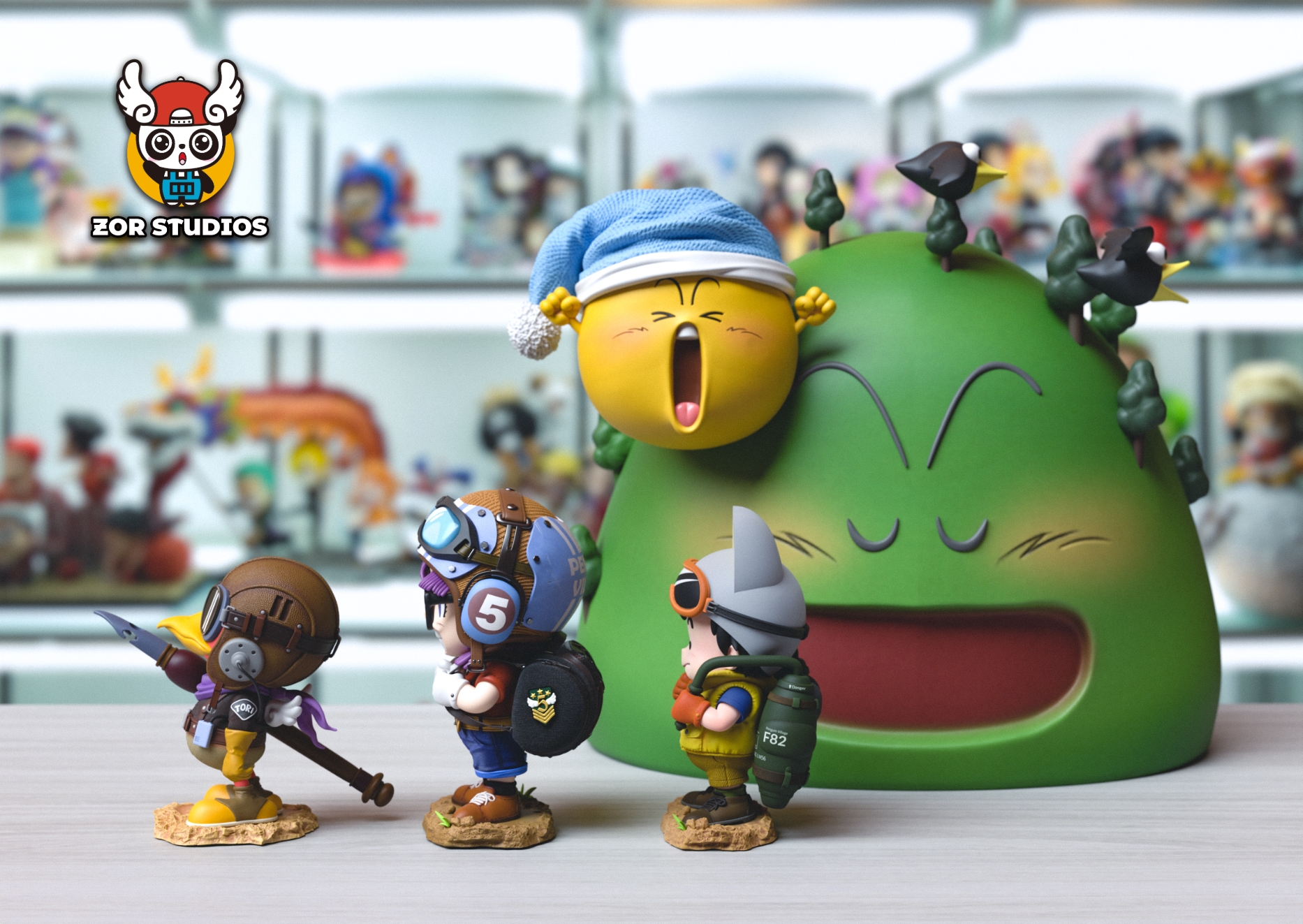 ZOR Studio - Dr. Slump Penguin Village Family Portrait Series 7th Series Soramame Biisuke