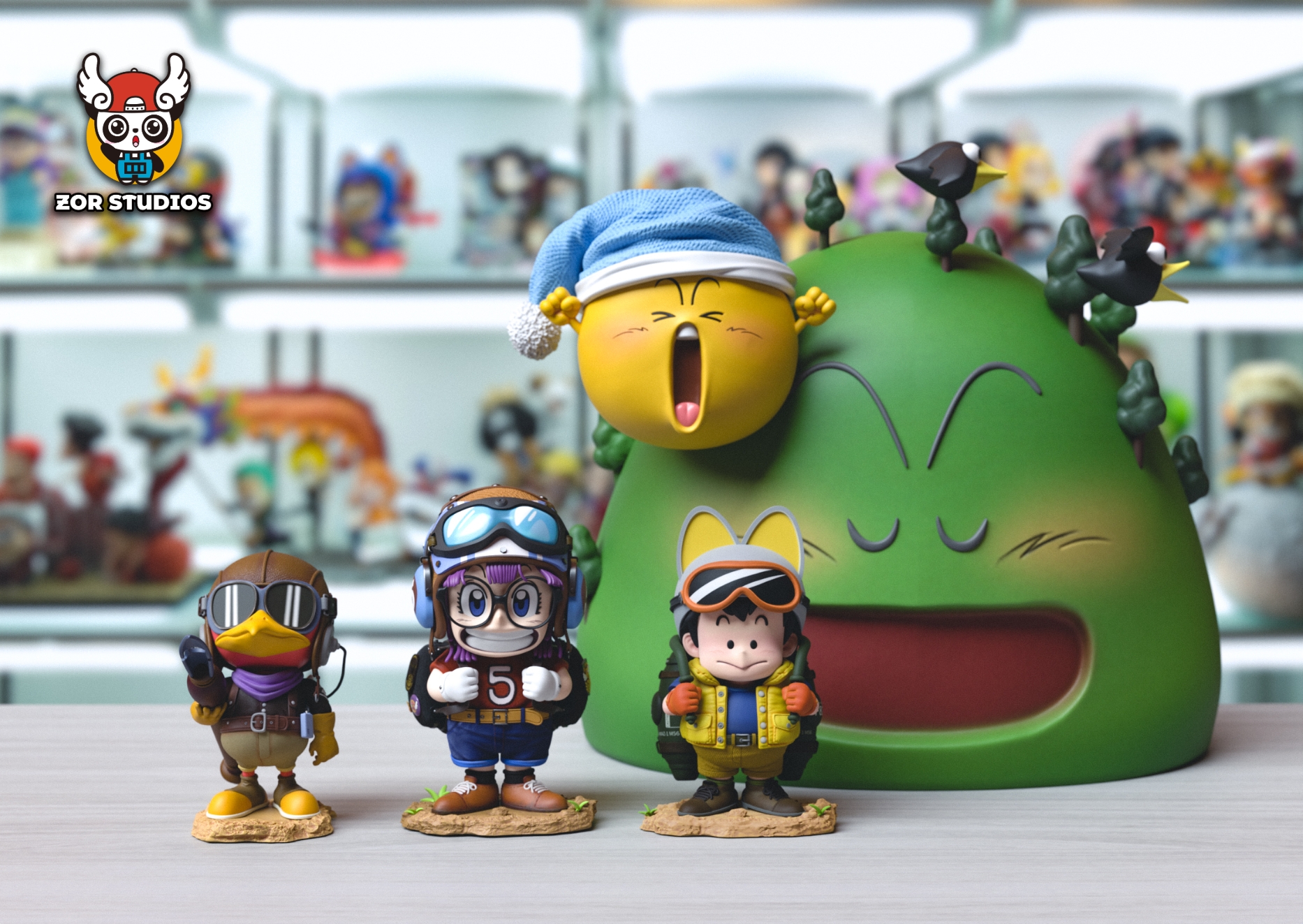 ZOR Studio - Dr. Slump Penguin Village Family Portrait Series 7th Series Soramame Biisuke