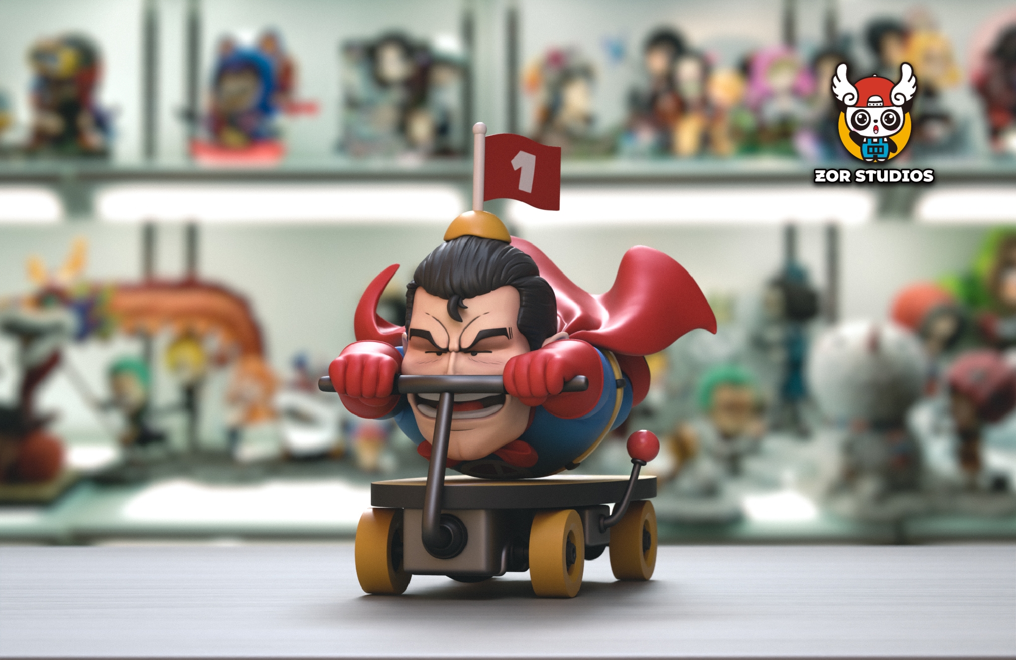 ZOR Studio – Dr. Slump Penguin Village Family Portrait Series #9