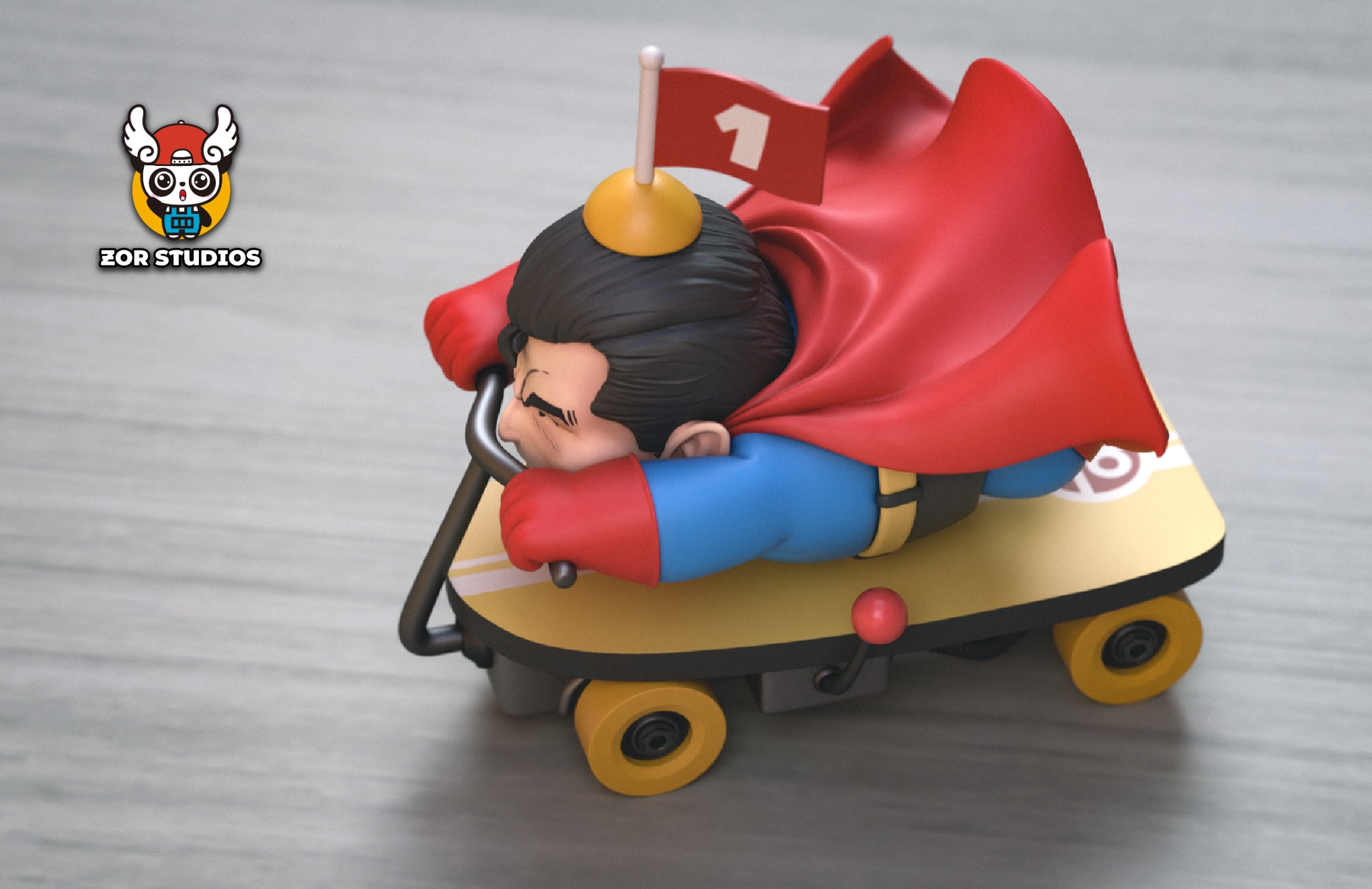 ZOR Studio – Dr. Slump Penguin Village Family Portrait Series #9