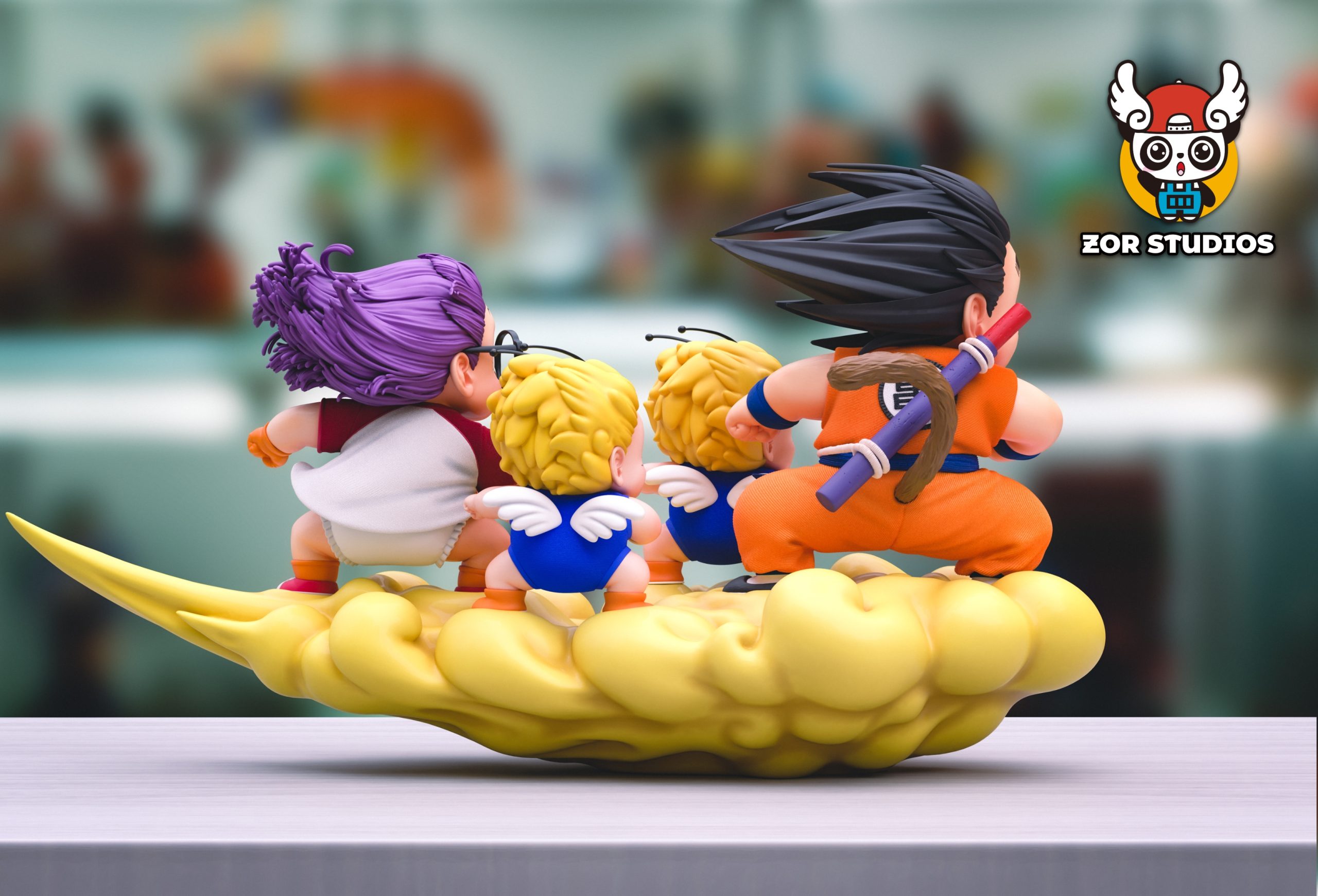 ZOR Studio - Dragon Ball Vehicle Series #3 Somersault Cloud Goku & Arale