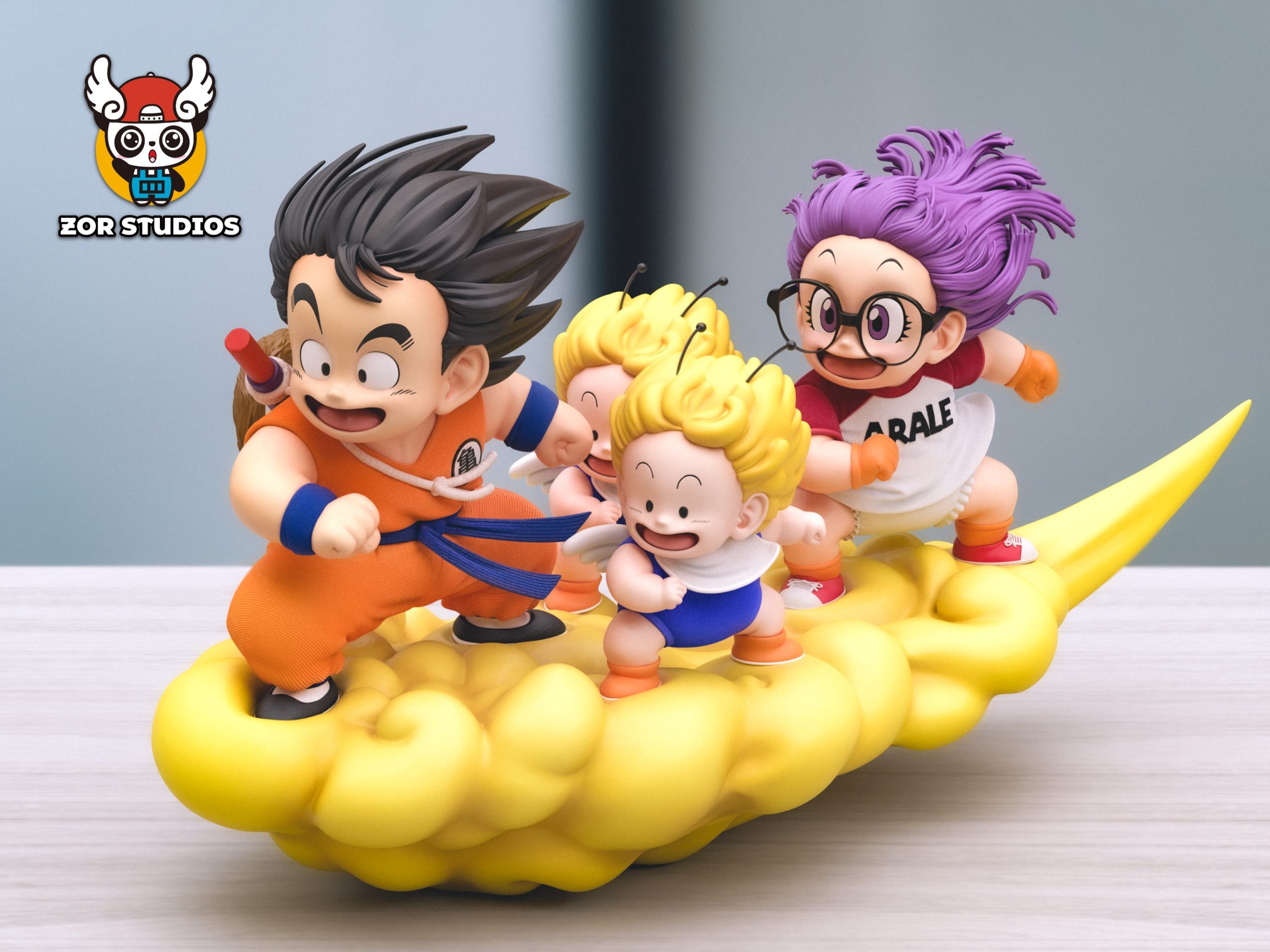 ZOR Studio - Dragon Ball Vehicle Series #3 Somersault Cloud Goku & Arale