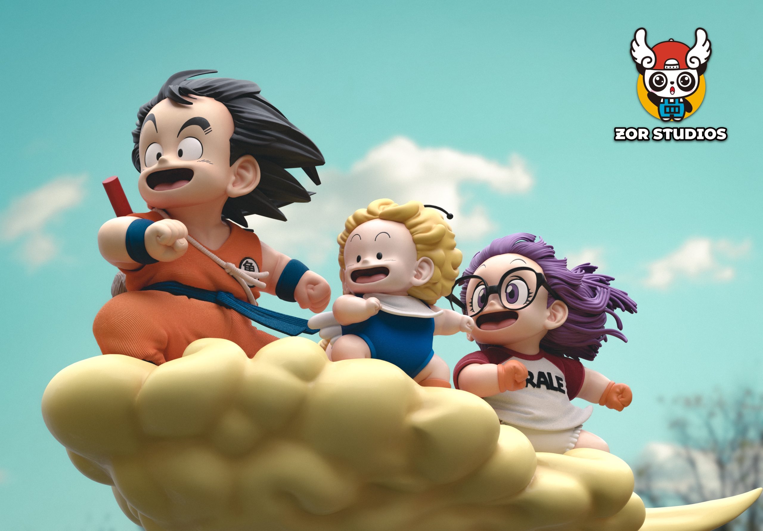 ZOR Studio - Dragon Ball Vehicle Series #3 Somersault Cloud Goku & Arale