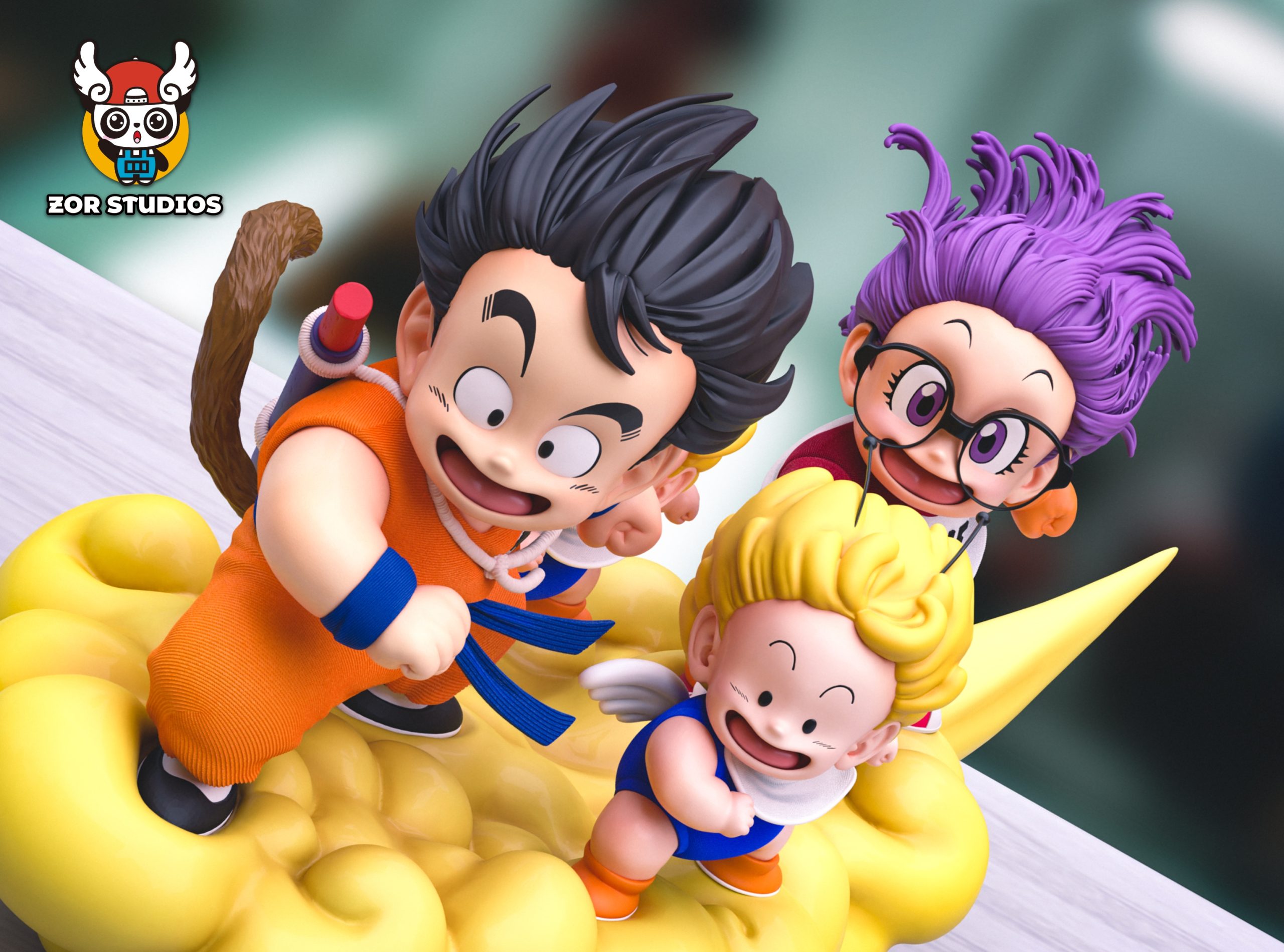 ZOR Studio - Dragon Ball Vehicle Series #3 Somersault Cloud Goku & Arale