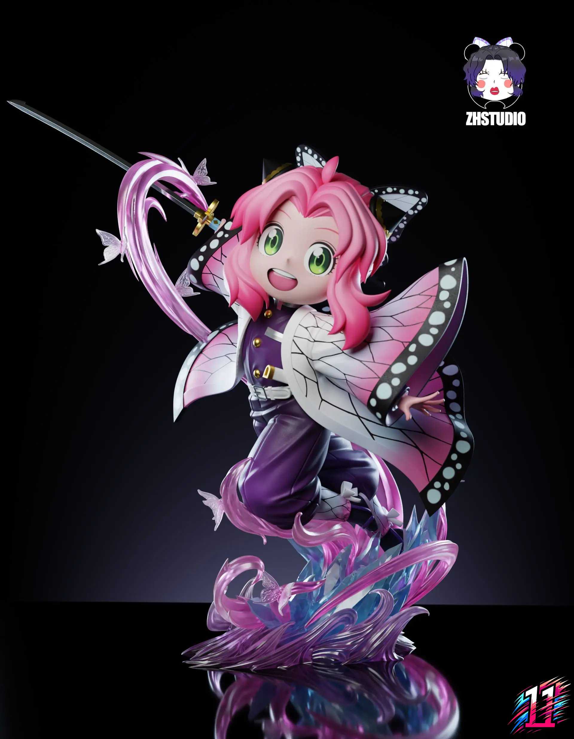 ZH Studio - Anya Cosplay Demon Slayer Shinobu Kochou Spy x Family