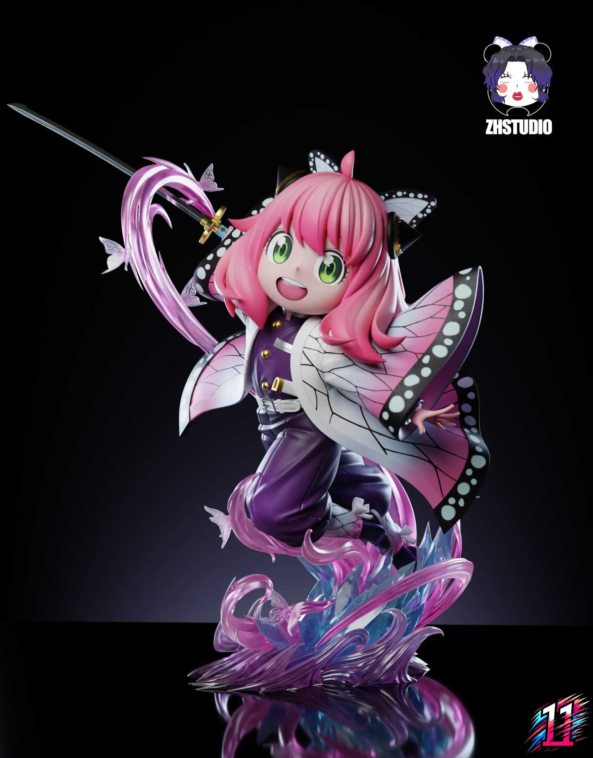 ZH Studio - Anya Cosplay Demon Slayer Shinobu Kochou Spy x Family