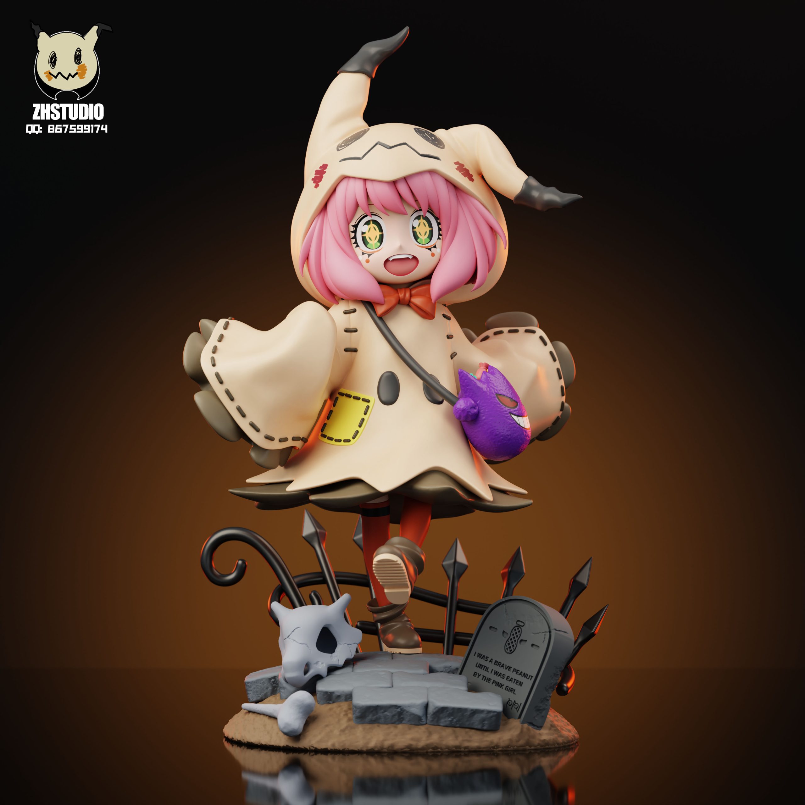 ZH Studio – Anya Forger COS Mimikyu Halloween Limited - elevenGK