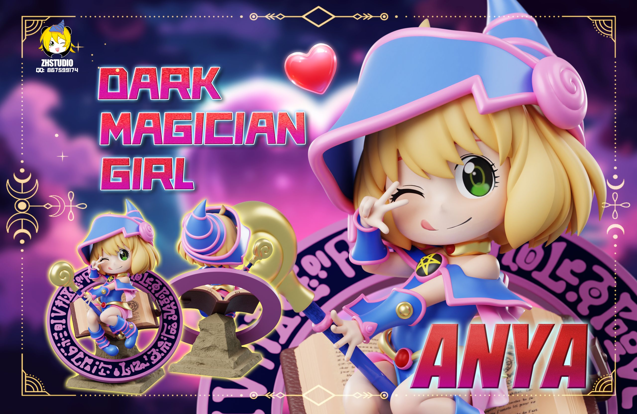ZH Studio - Spy x Family Anya Forger COS Dark Magician Girl