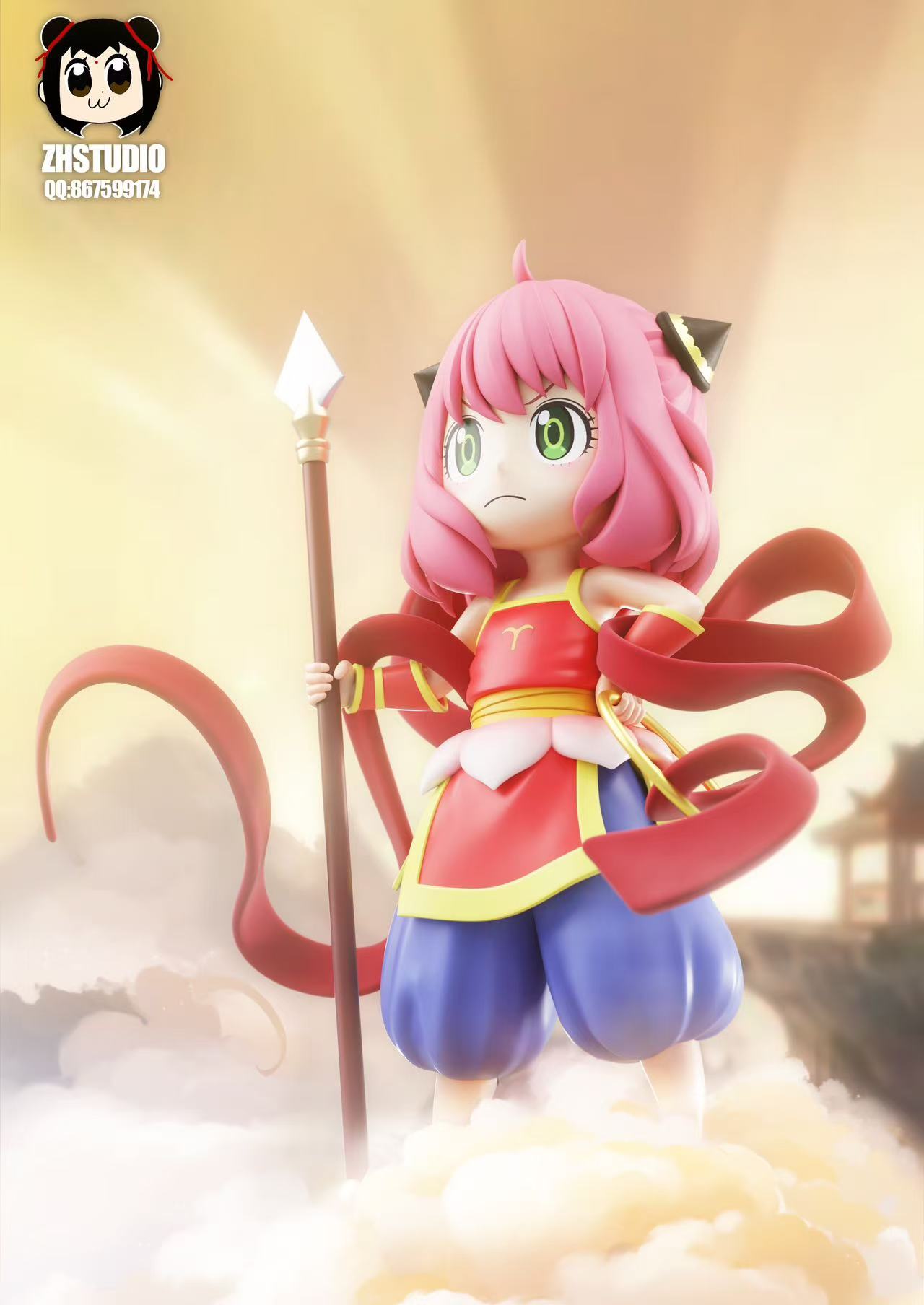 ZH Studio - Spy x Family Anya Forger COS Third Lotus Prince Nezha