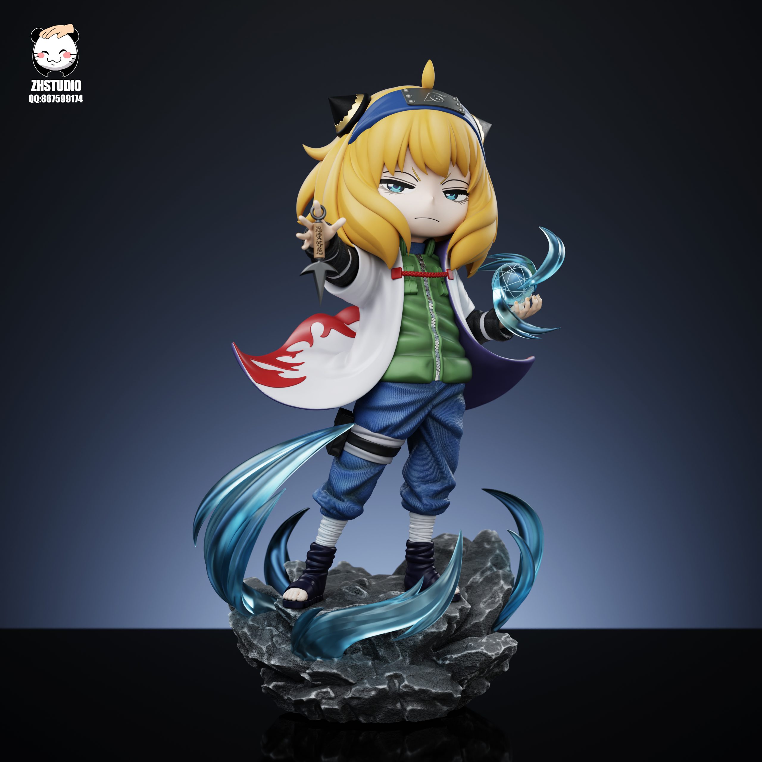 ZH Studio - Spy x Family Anya cosplays Minato Namikaze