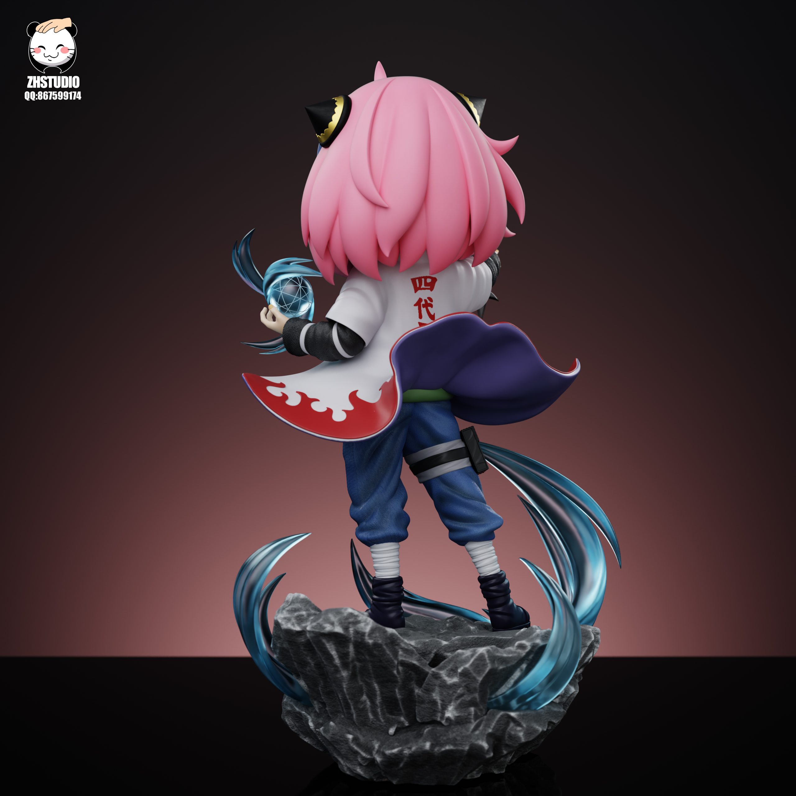 ZH Studio - Spy x Family Anya cosplays Minato Namikaze