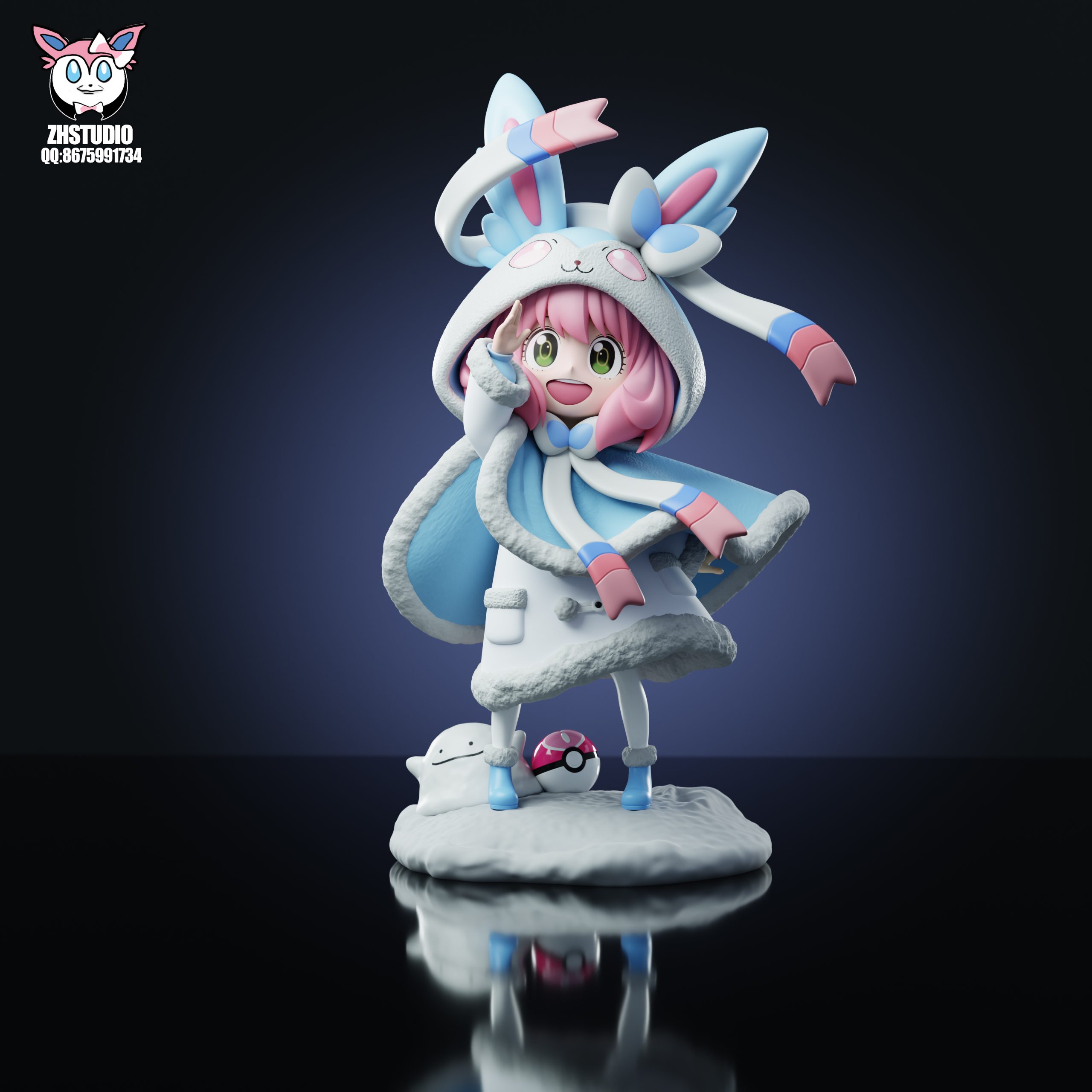 ZH Studio - Spy x Family Sylveon Anya Forger (Winter Limited)