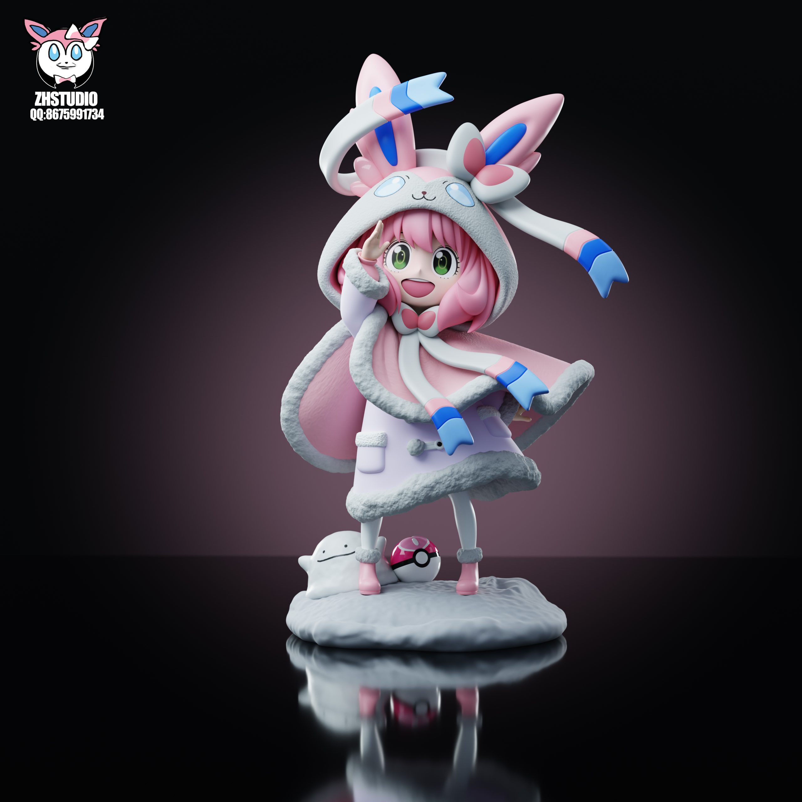 ZH Studio - Spy x Family Sylveon Anya Forger (Winter Limited)