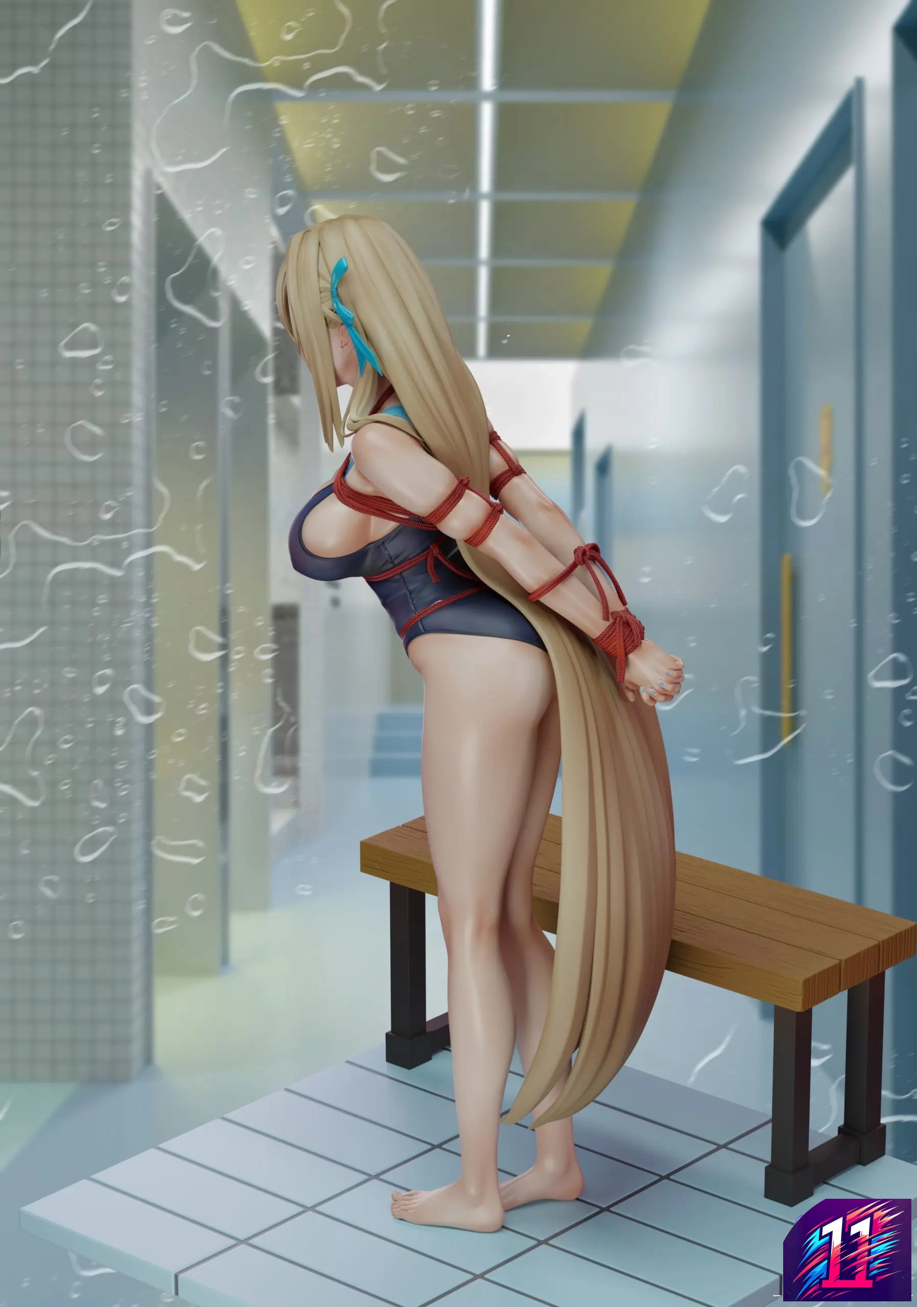 ZIYE Studio - Restrained Ichinose Asuna Blue Archive