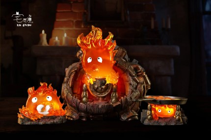 ZJB Studio - Howl%27s Moving Castle Hayao Miyazaki Desktop Series Castle Calcifer ZJB Studio - Howl%27s Moving Castle Hayao Miyazaki Desktop Series Castle Calcifer