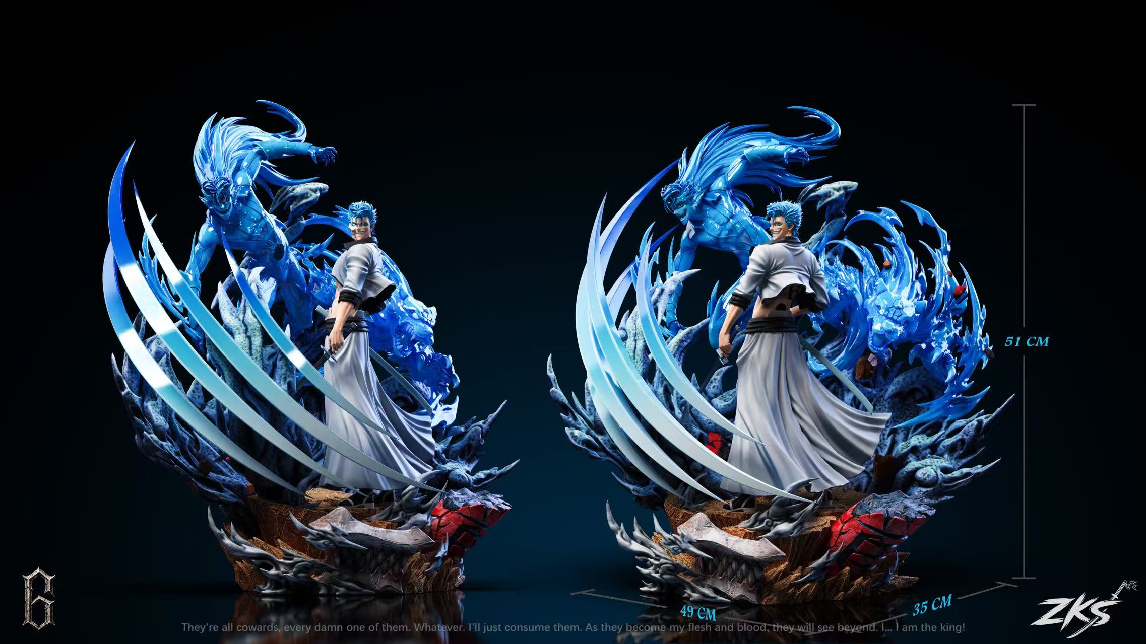 ZKS Studio – Grimmjow Jaegerjaquez Bleach - elevenGK Anime