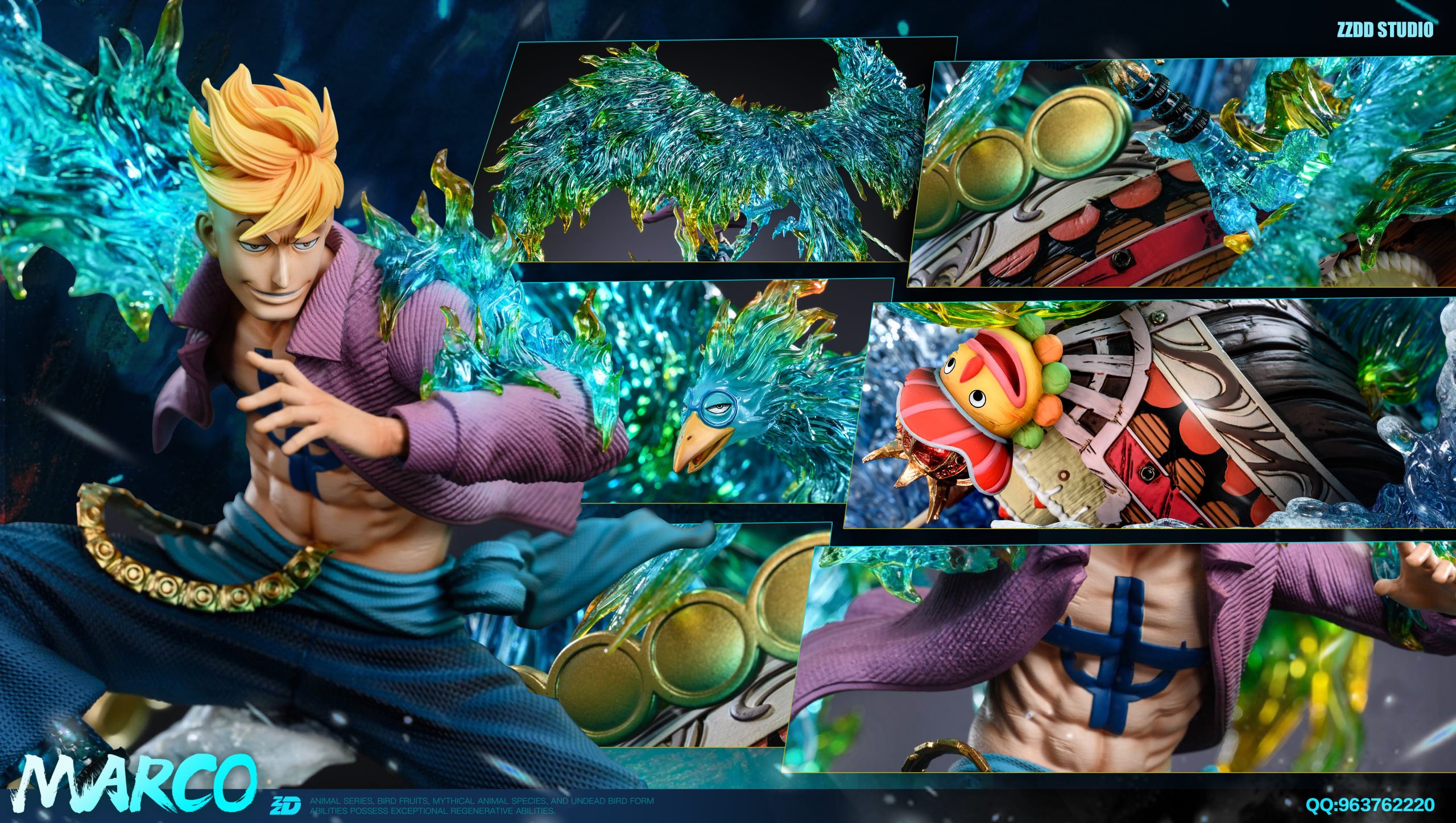 ZZDD Studio – One Piece #4 Phoenix Marco - elevenGK Anime Collectibles