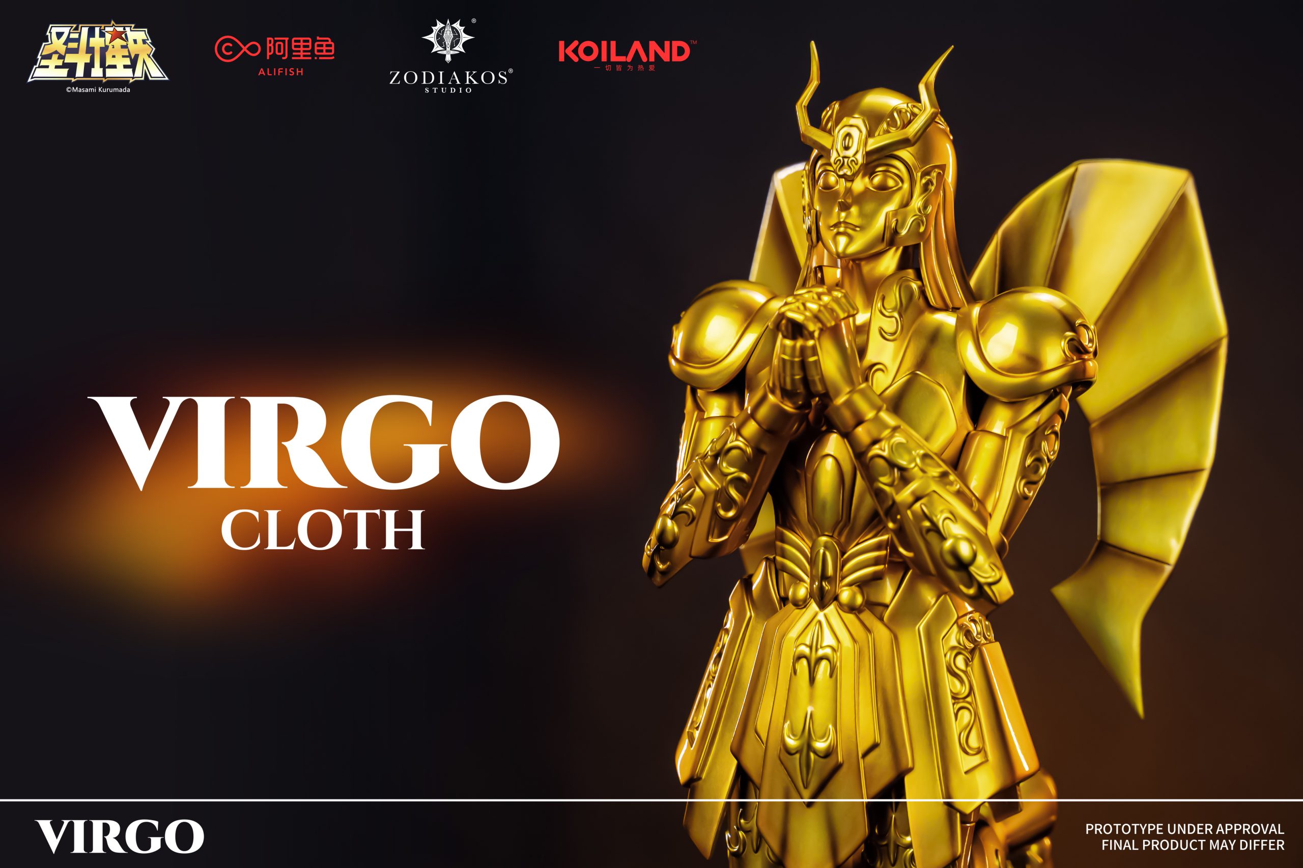 Zodiakos Studio - Saint Seiya Gold Saint Virgo cloth (Licensed)
